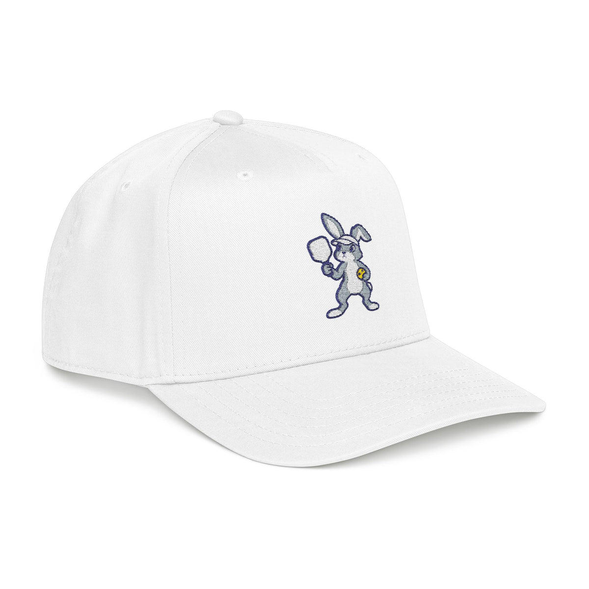 Embroidered pickleball rabbit baseball cap, Can We Play Another?