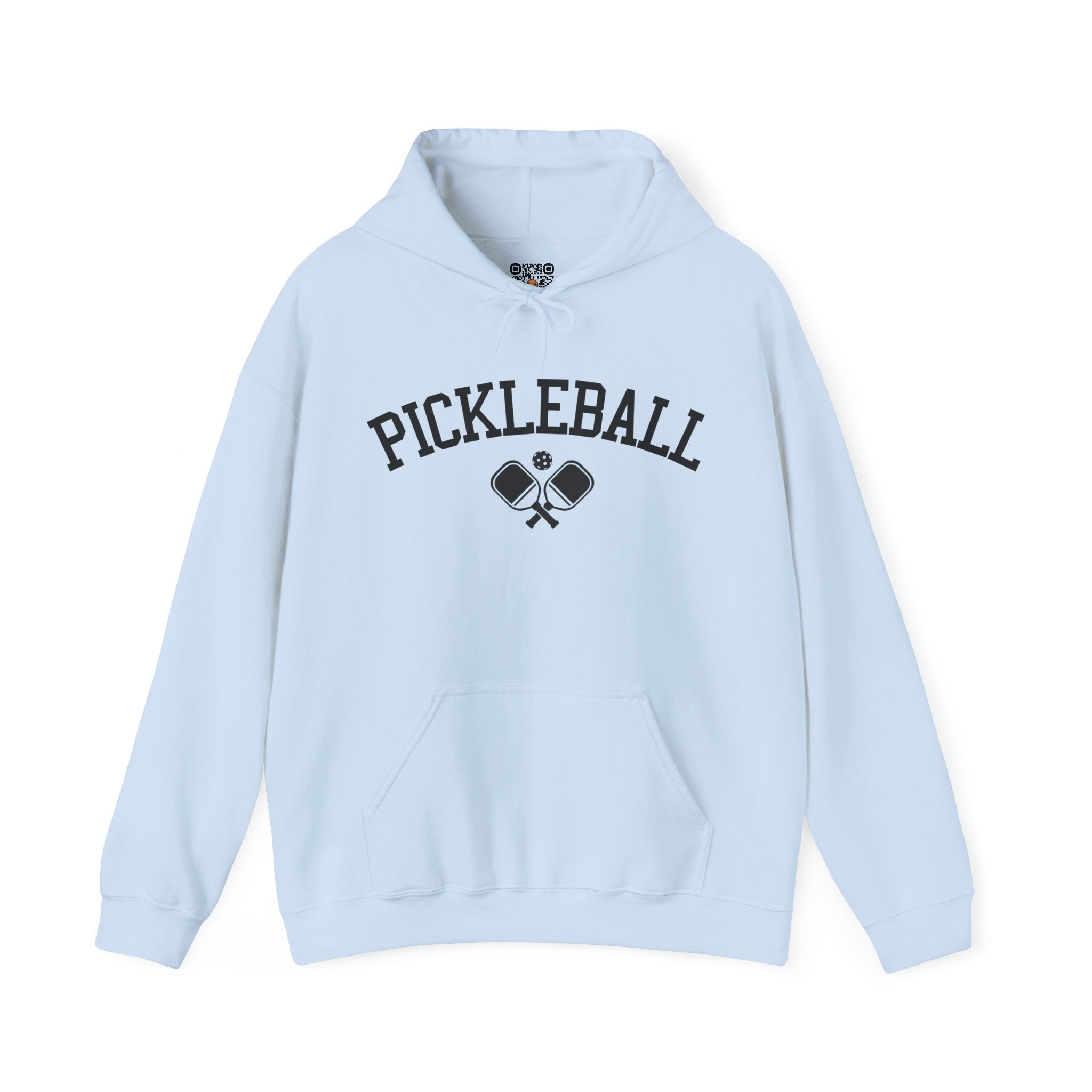 Pickleball Hoodie - Arched Pickleball with Paddles - Pickleball Hoodie for Women & Men