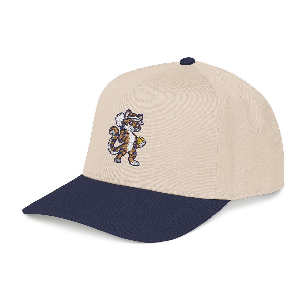 Embroidered pickleball tiger baseball cap, Quiet Focus, Fierce Finish