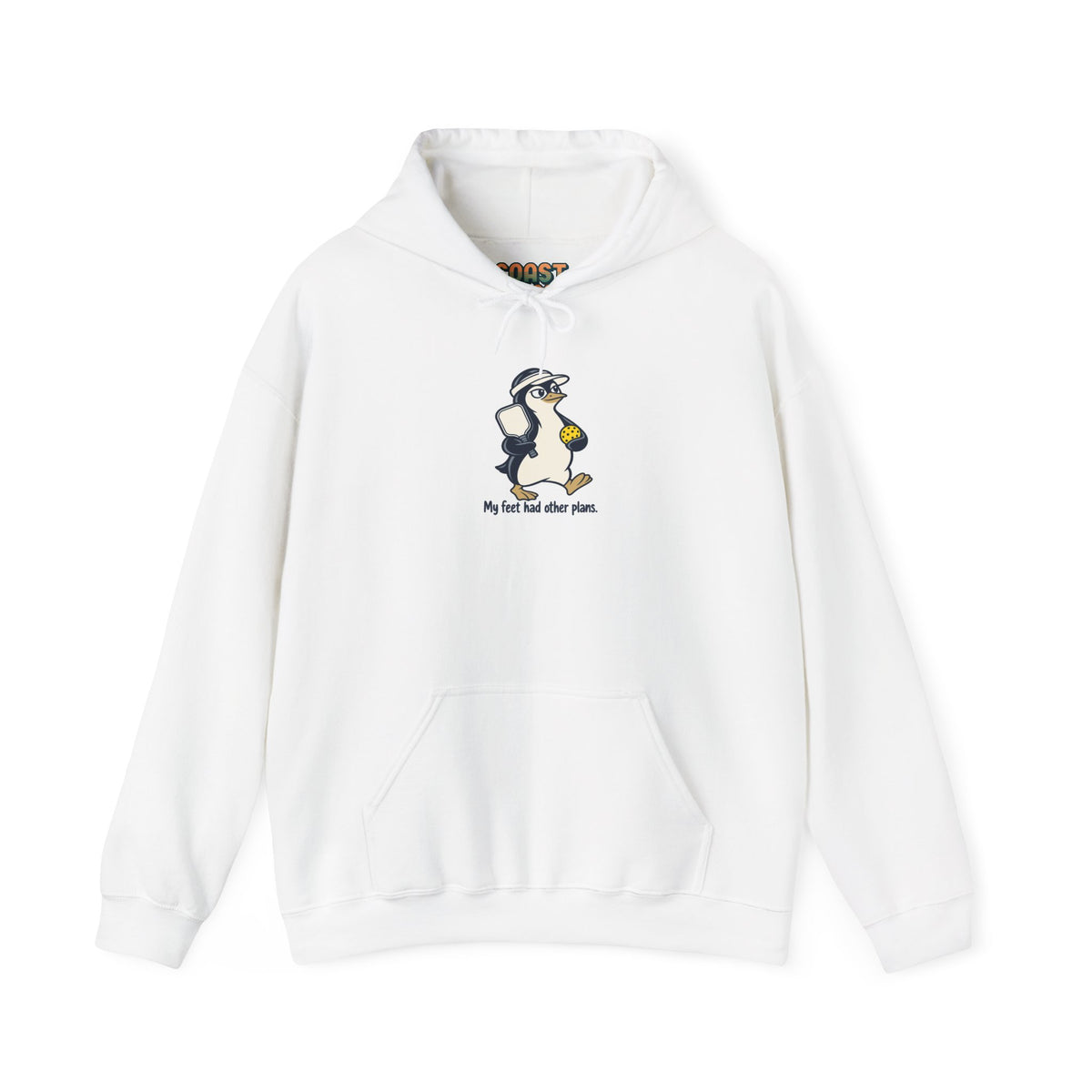 Penguin pickleball hoodie in White