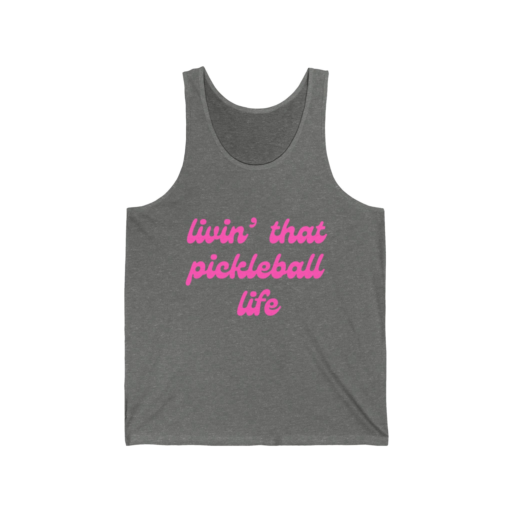 Pickleball Tank | Livin' that Pickleball Life | Pink Wednesdays Collection