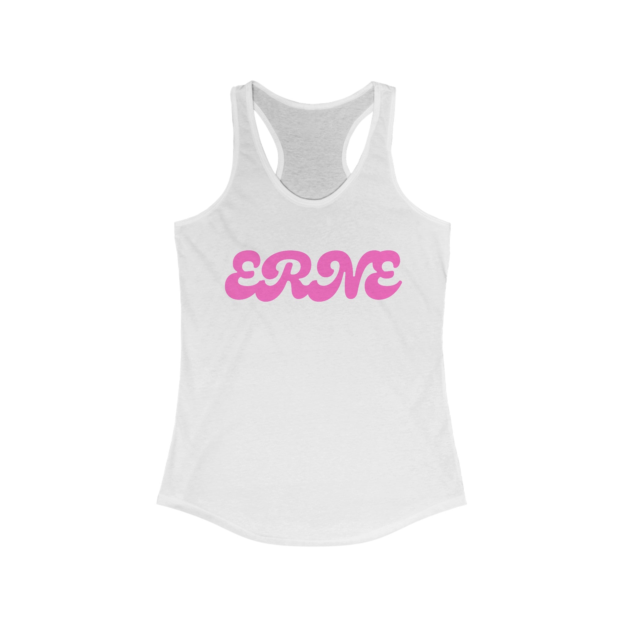 Women's Racerback Slim Fit Pickleball Tank | ERNE | Pink Wednesdays Collection