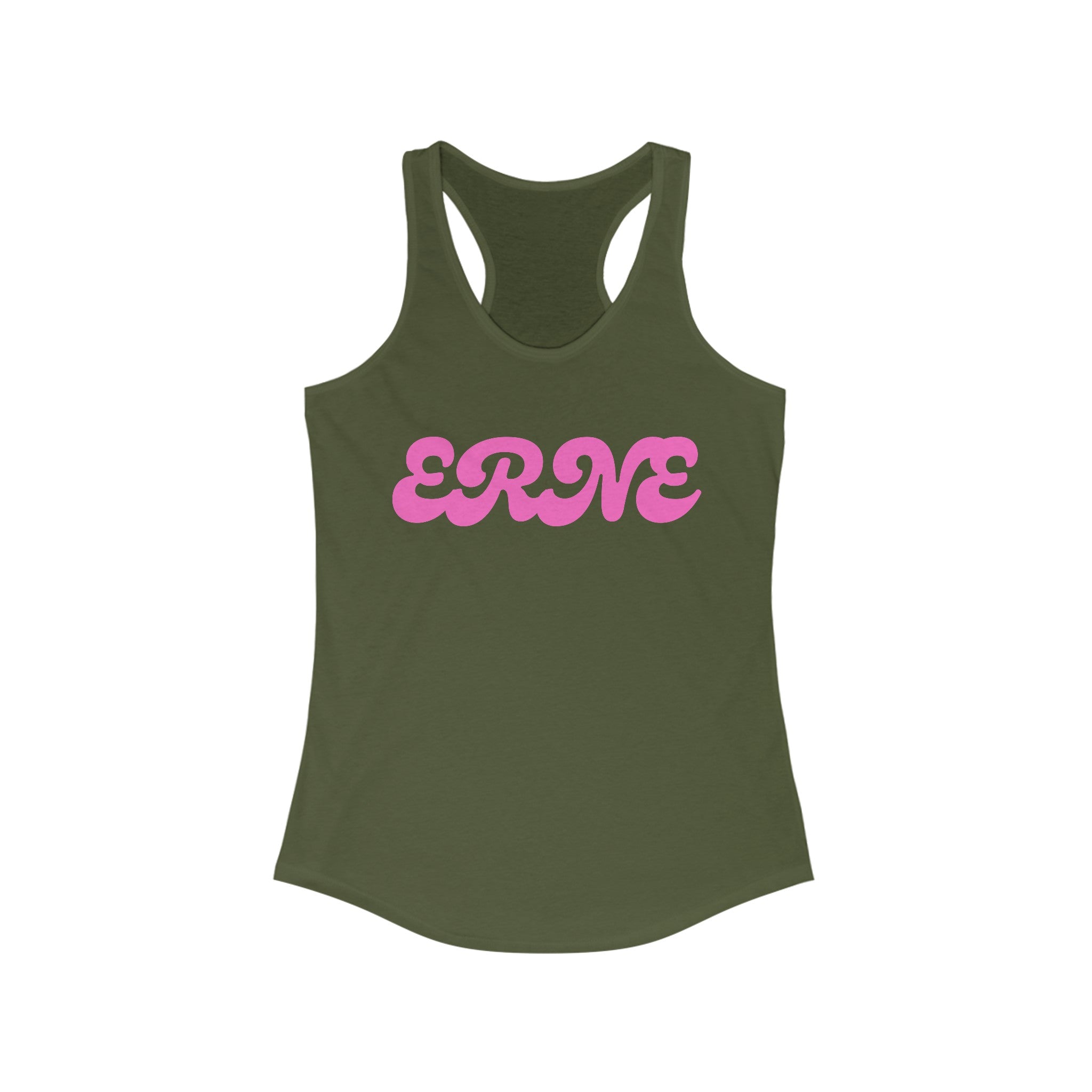 Women's Racerback Slim Fit Pickleball Tank | ERNE | Pink Wednesdays Collection
