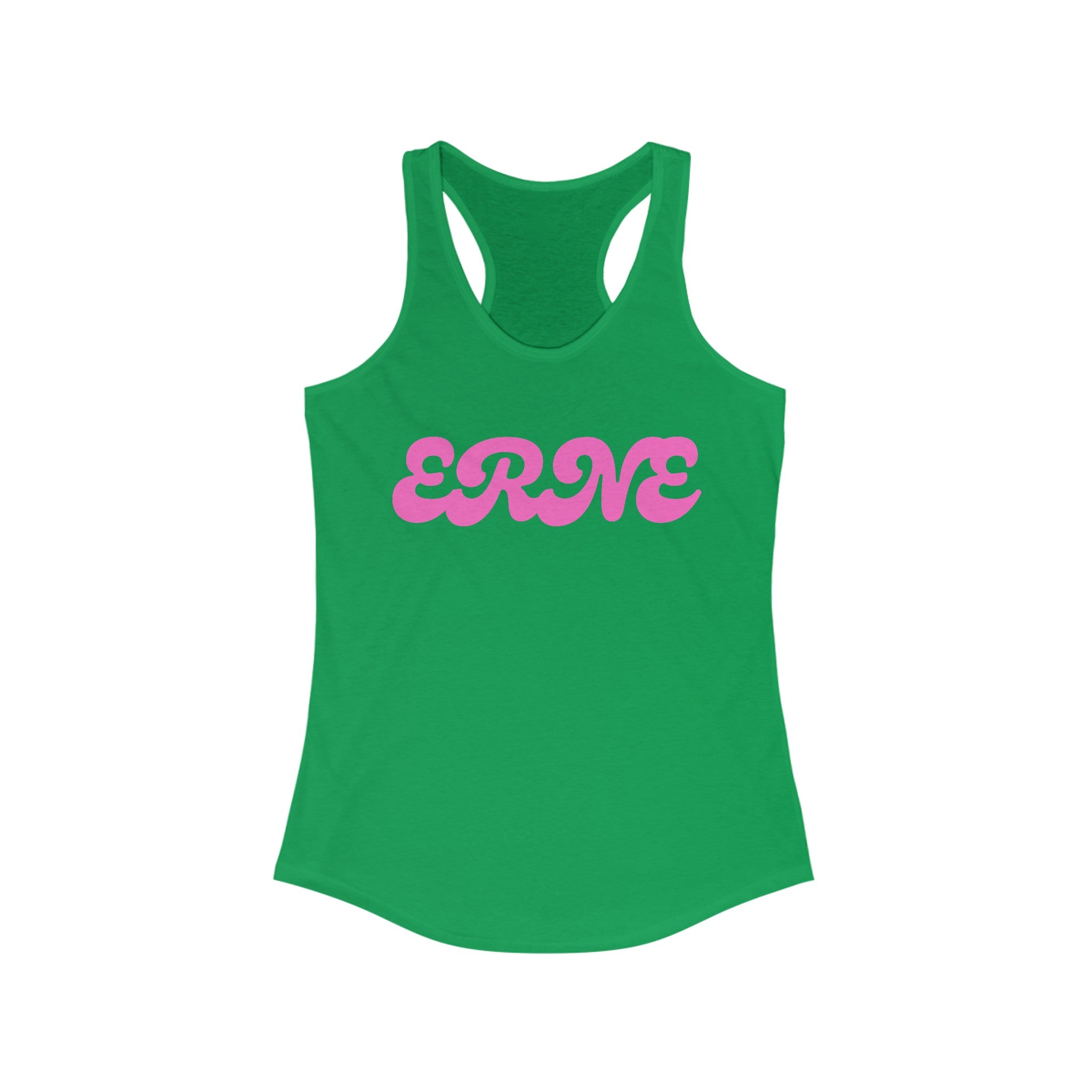 Women's Racerback Slim Fit Pickleball Tank | ERNE | Pink Wednesdays Collection