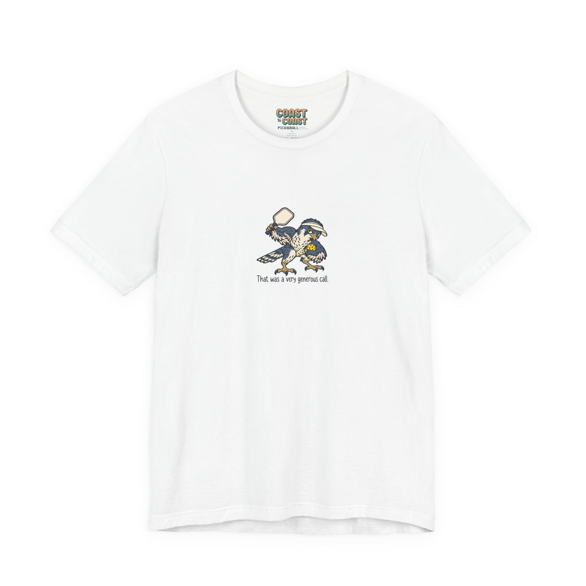 Falcon pickleball t-shirt in White
