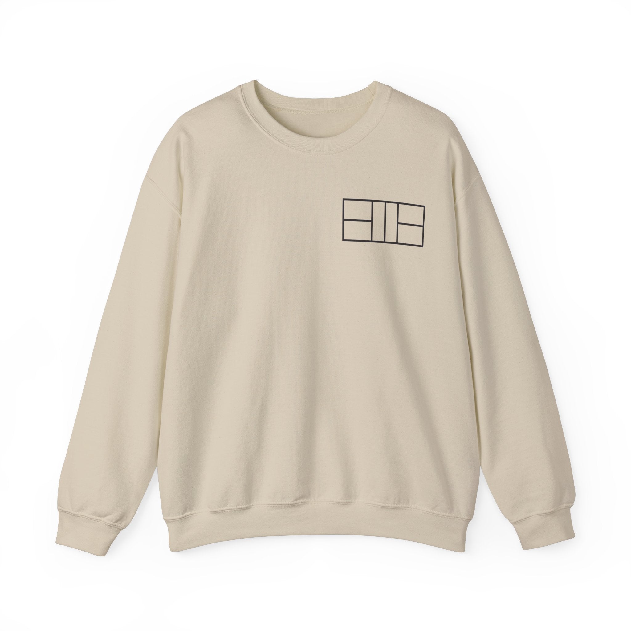 Unisex Heavy Blend Crewneck Sweatshirt - Pickleball Court