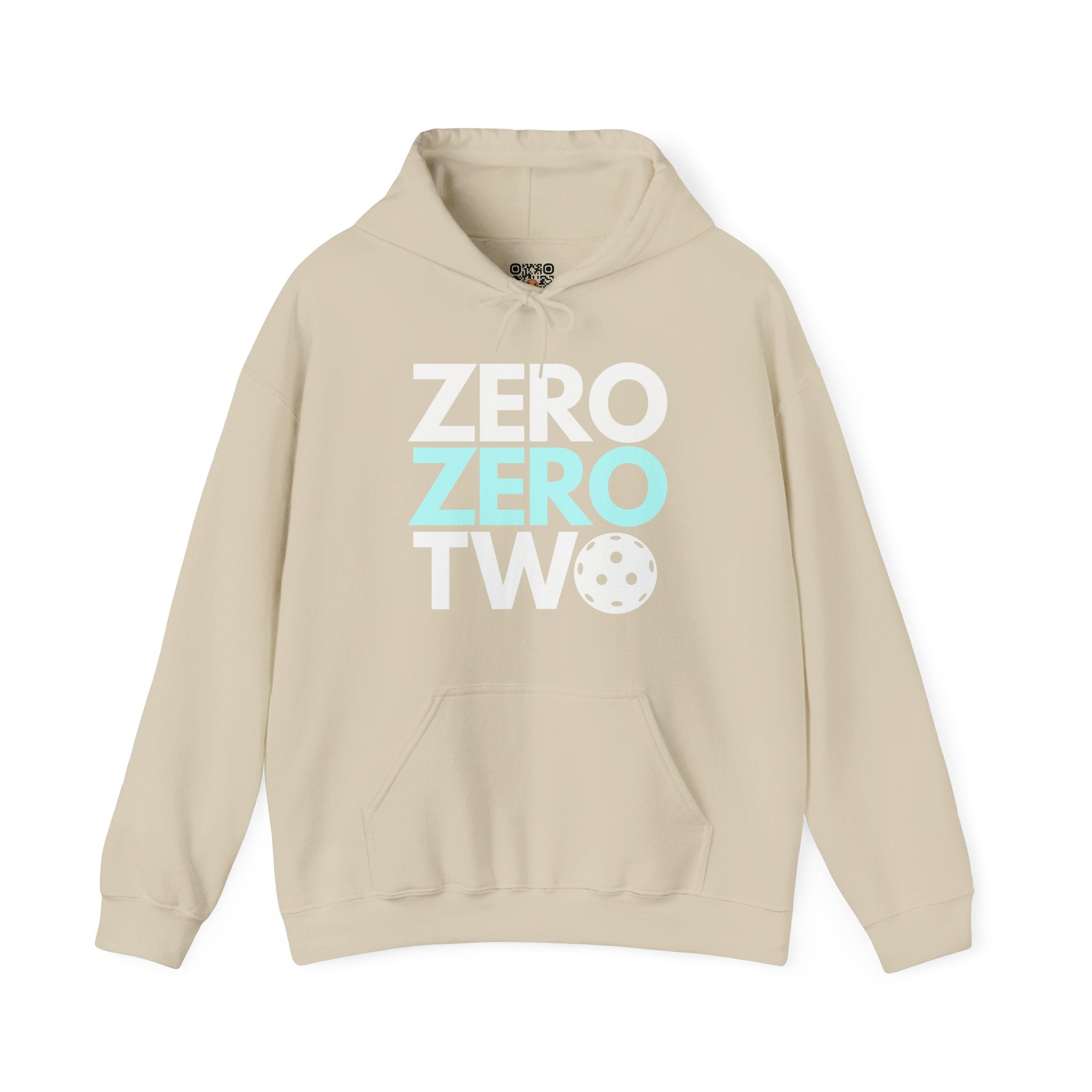 Pickleball Hoodie - ZERO ZERO TWO with Pickleball - Pickleball Hoodie for Women & Men