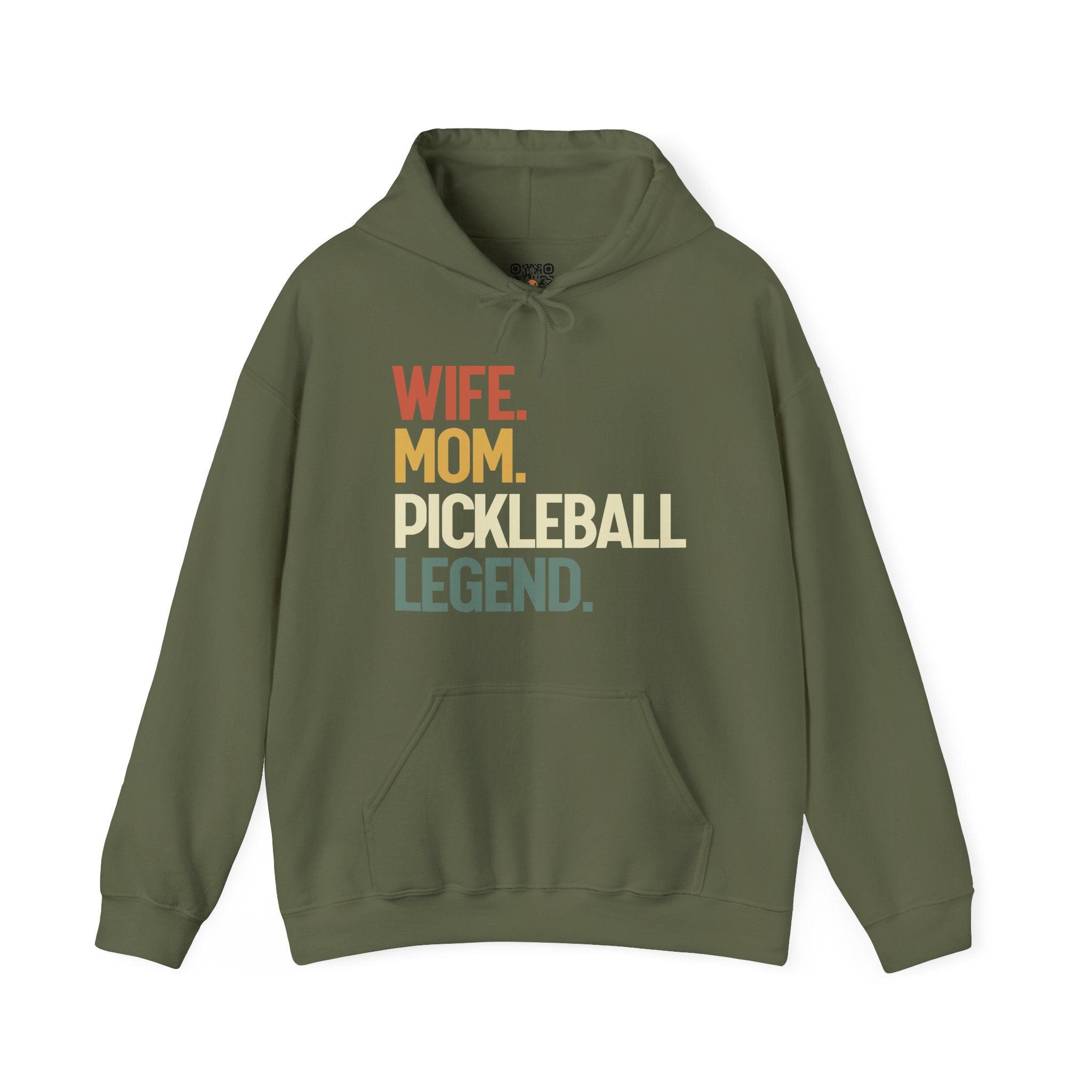 Pickleball Hoodie - Wife. Mom. Pickleball Legend. - Pickleball Hoodie for Women & Men