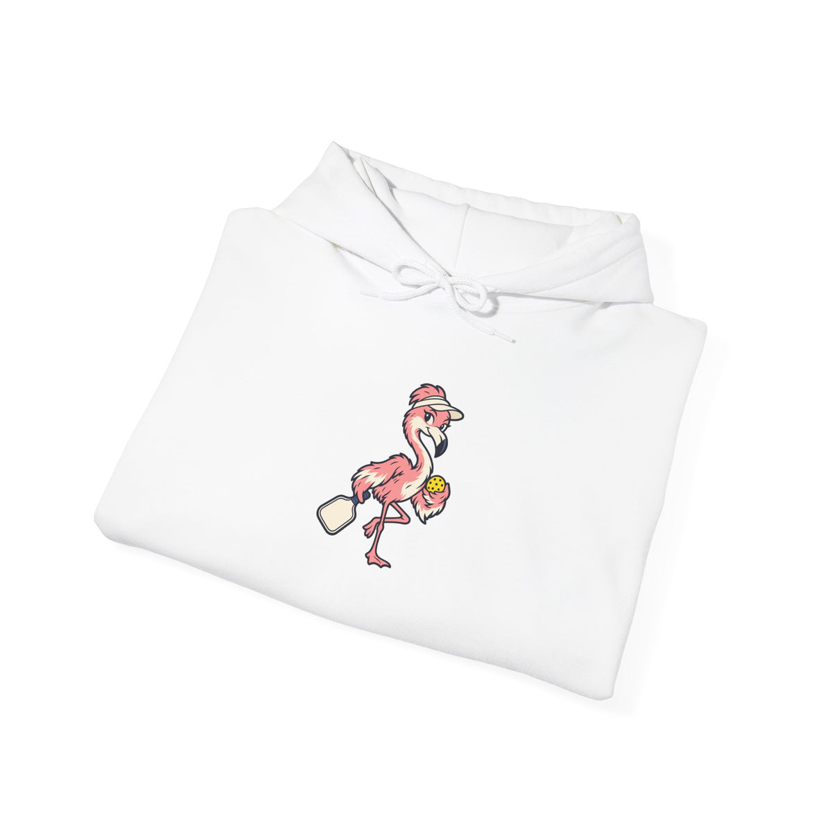 Flamingo pickleball hoodie, Poised Until the Pop-Up