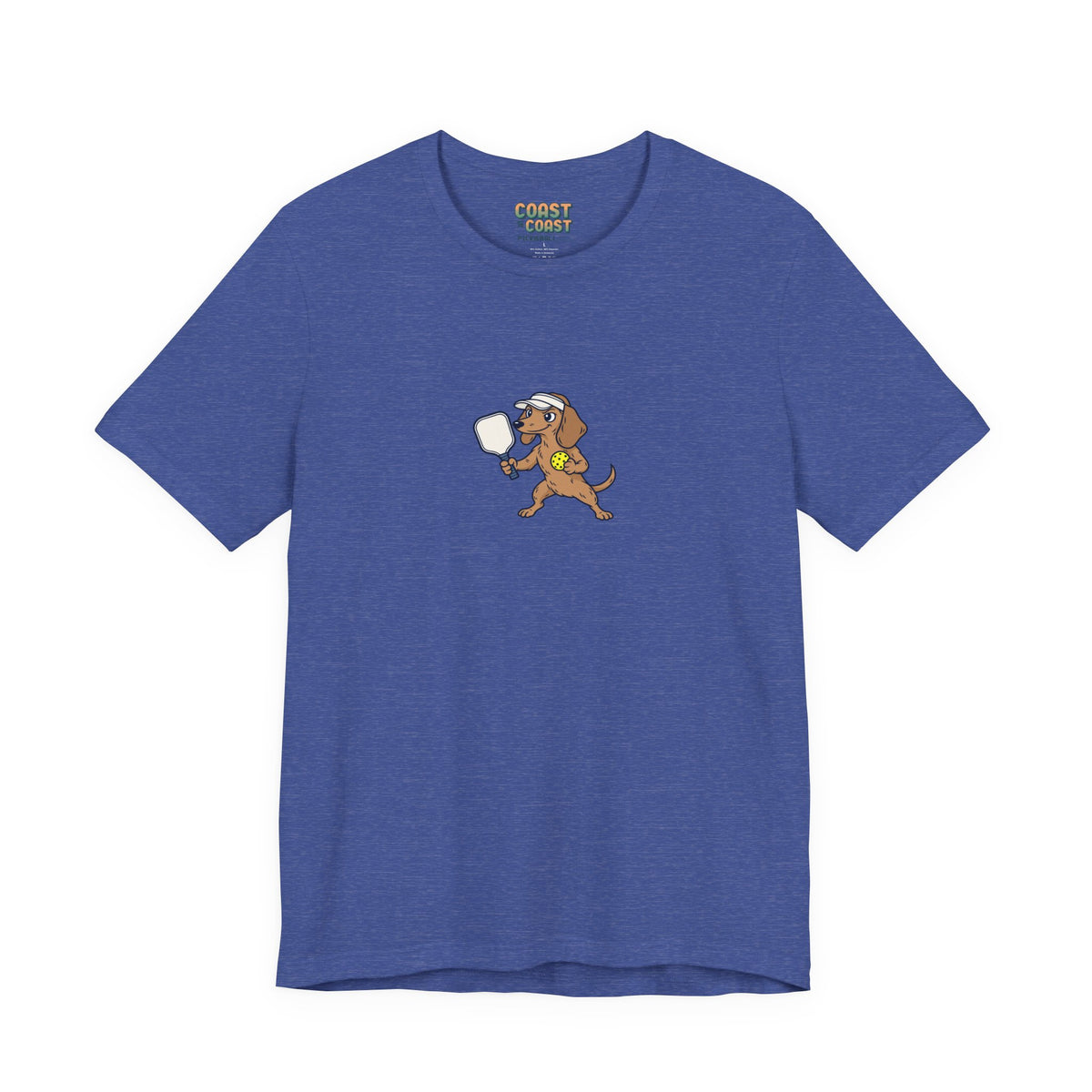 Dachshund pickleball t-shirt, Short Legs, Long Rallies