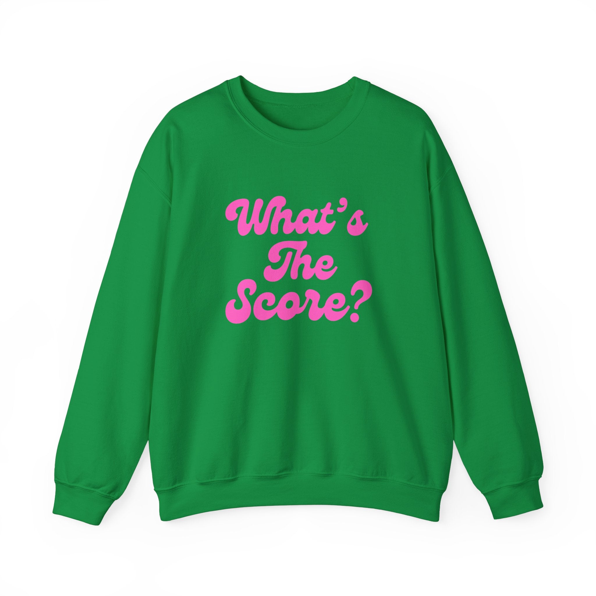 Heavy Blend Crewneck Sweatshirt | What's the Score? | Pink Wednesdays Collection