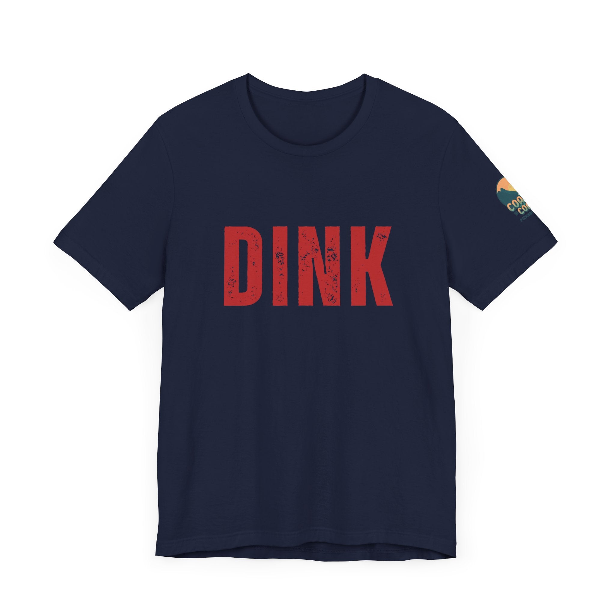 Classic Pickleball T-Shirt - DINK w/ C2C Logo on Sleeve