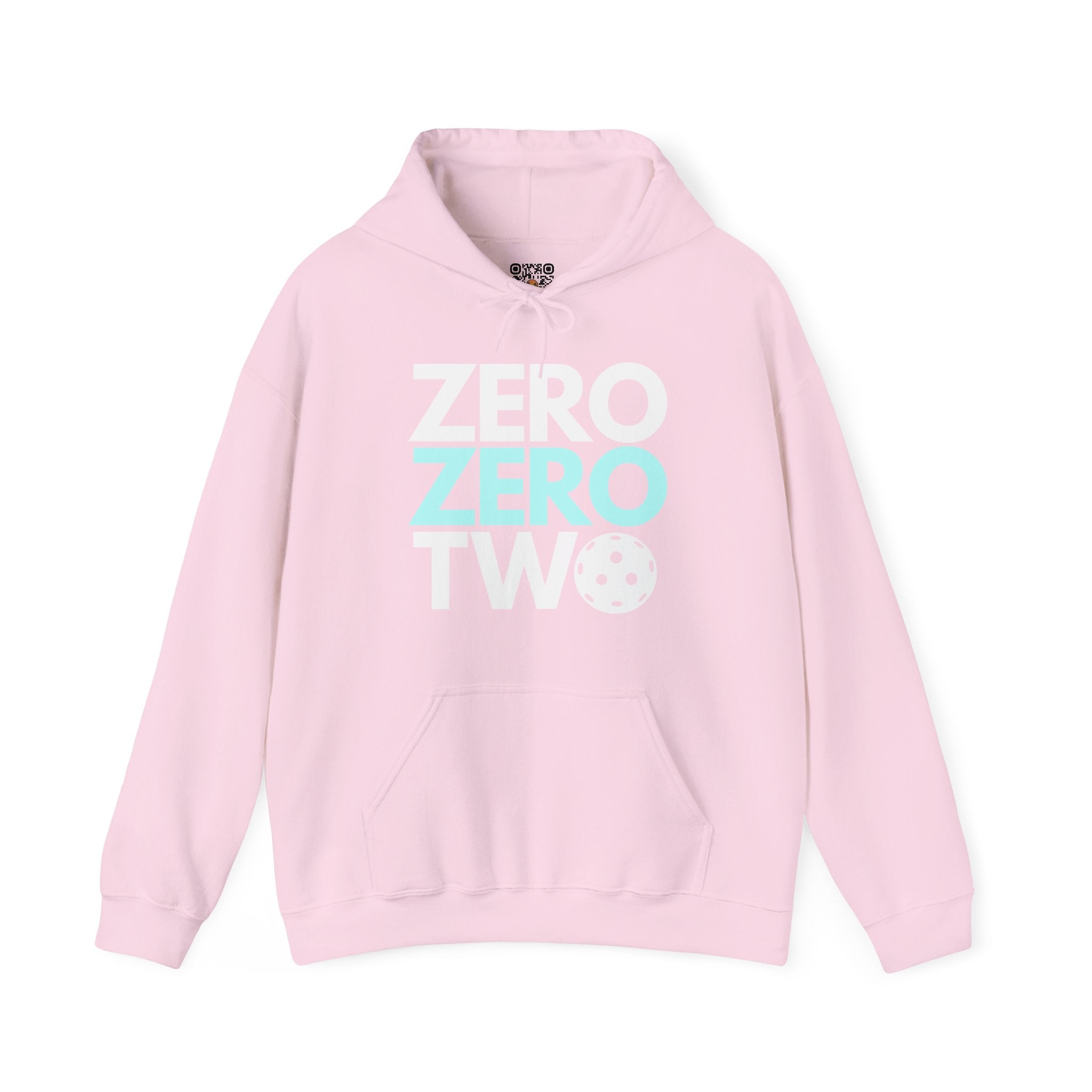 Pickleball Hoodie - ZERO ZERO TWO with Pickleball - Pickleball Hoodie for Women & Men