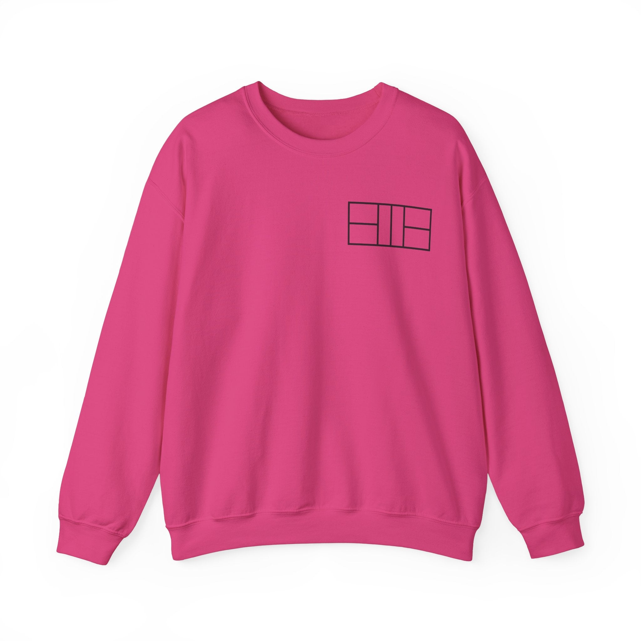Unisex Heavy Blend Crewneck Sweatshirt - Pickleball Court