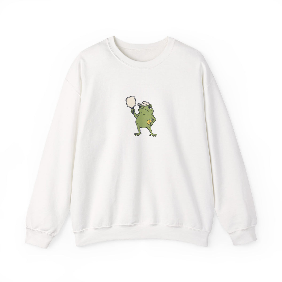 Frog Pickleball Crewneck Sweatshirt - Fine, One More Game