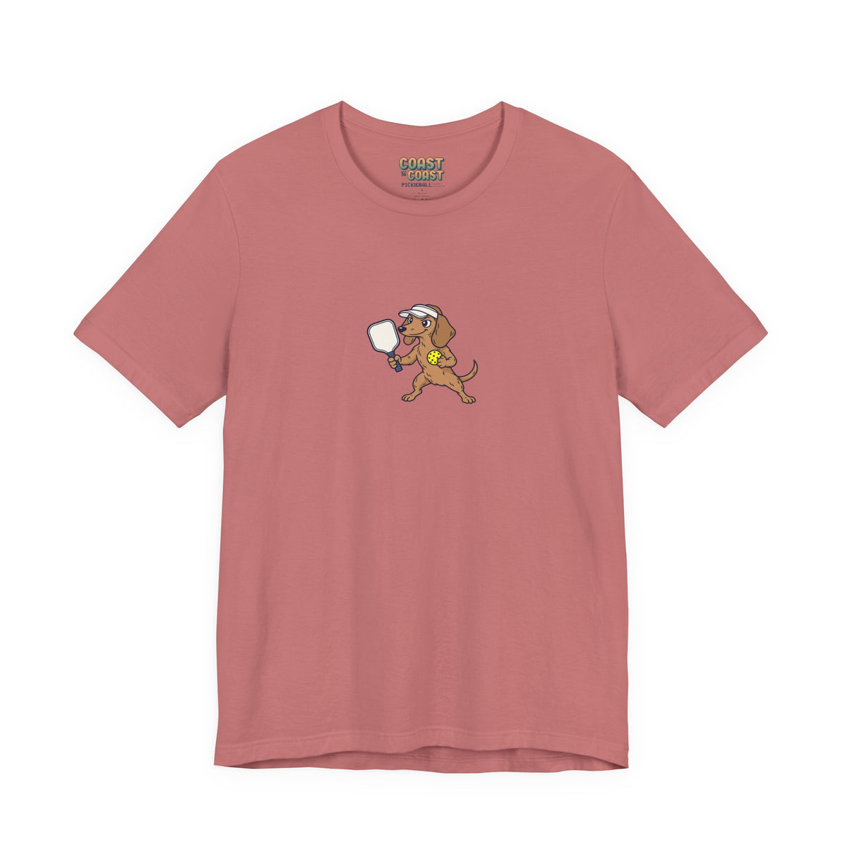 Dachshund pickleball t-shirt, Short Legs, Long Rallies
