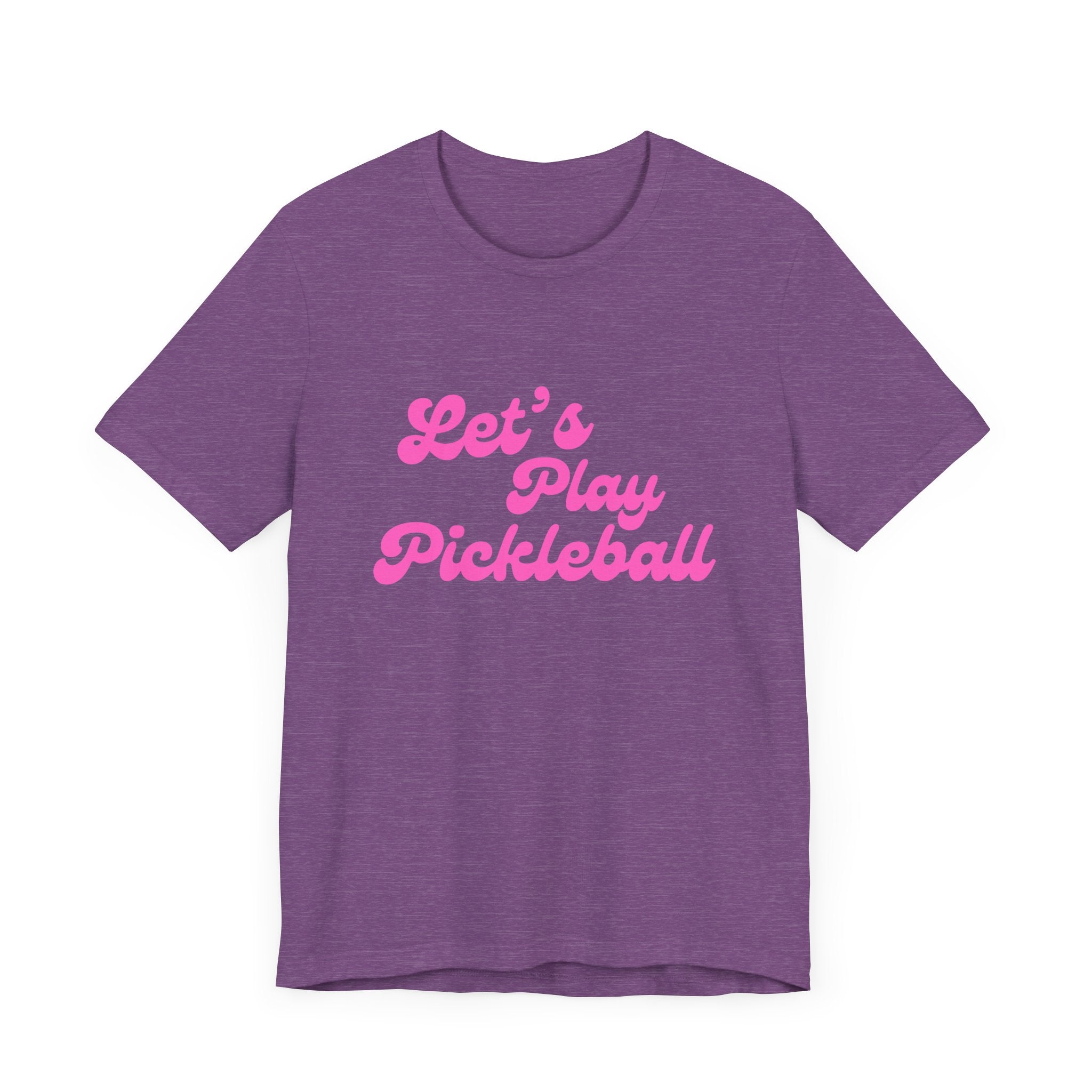 Pickleball T-Shirt | Let's Play Pickleball | Pink Wednesdays Collection