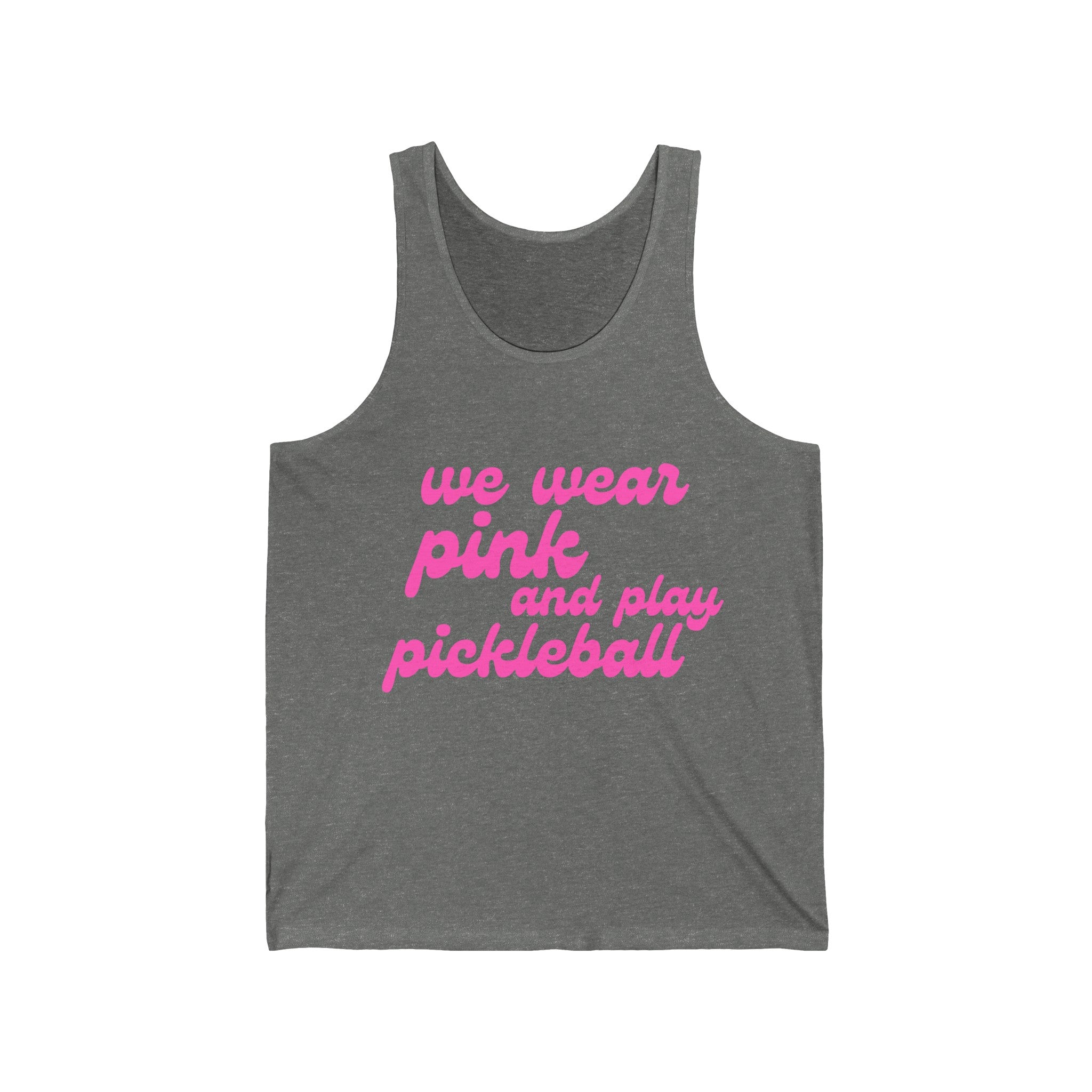 Pickleball Tank | We wear pink and play pickleball | Pink Wednesdays Collection