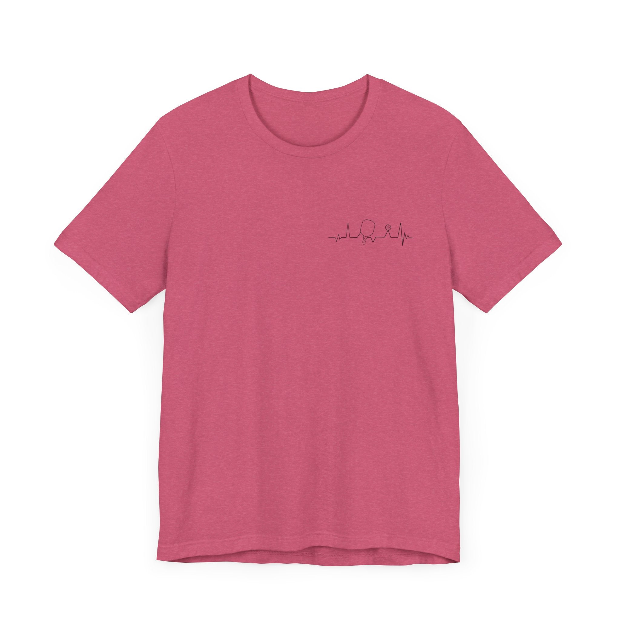 Pickleball T-Shirt - Pickleball Heartbeat