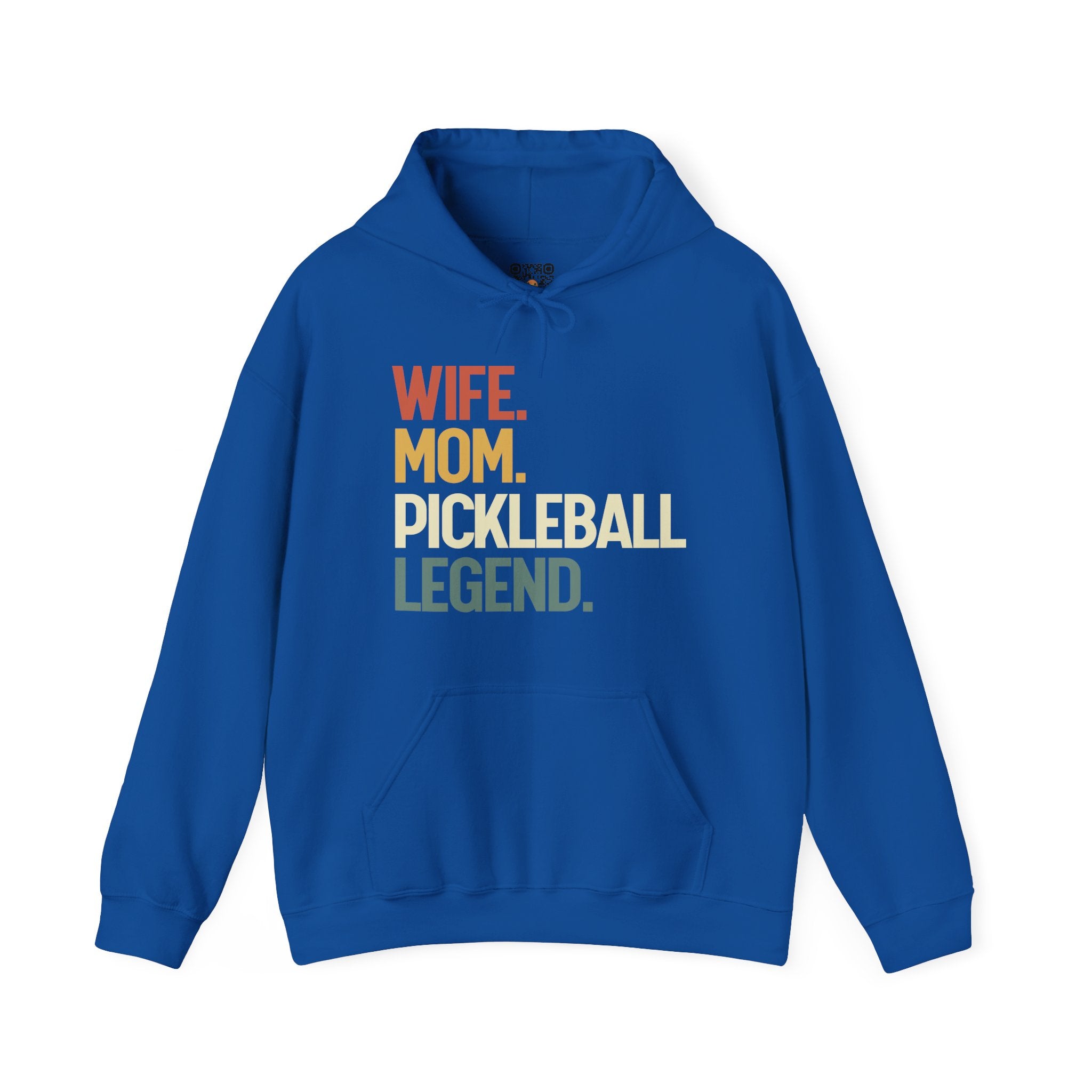 Pickleball Hoodie - Wife. Mom. Pickleball Legend. - Pickleball Hoodie for Women & Men