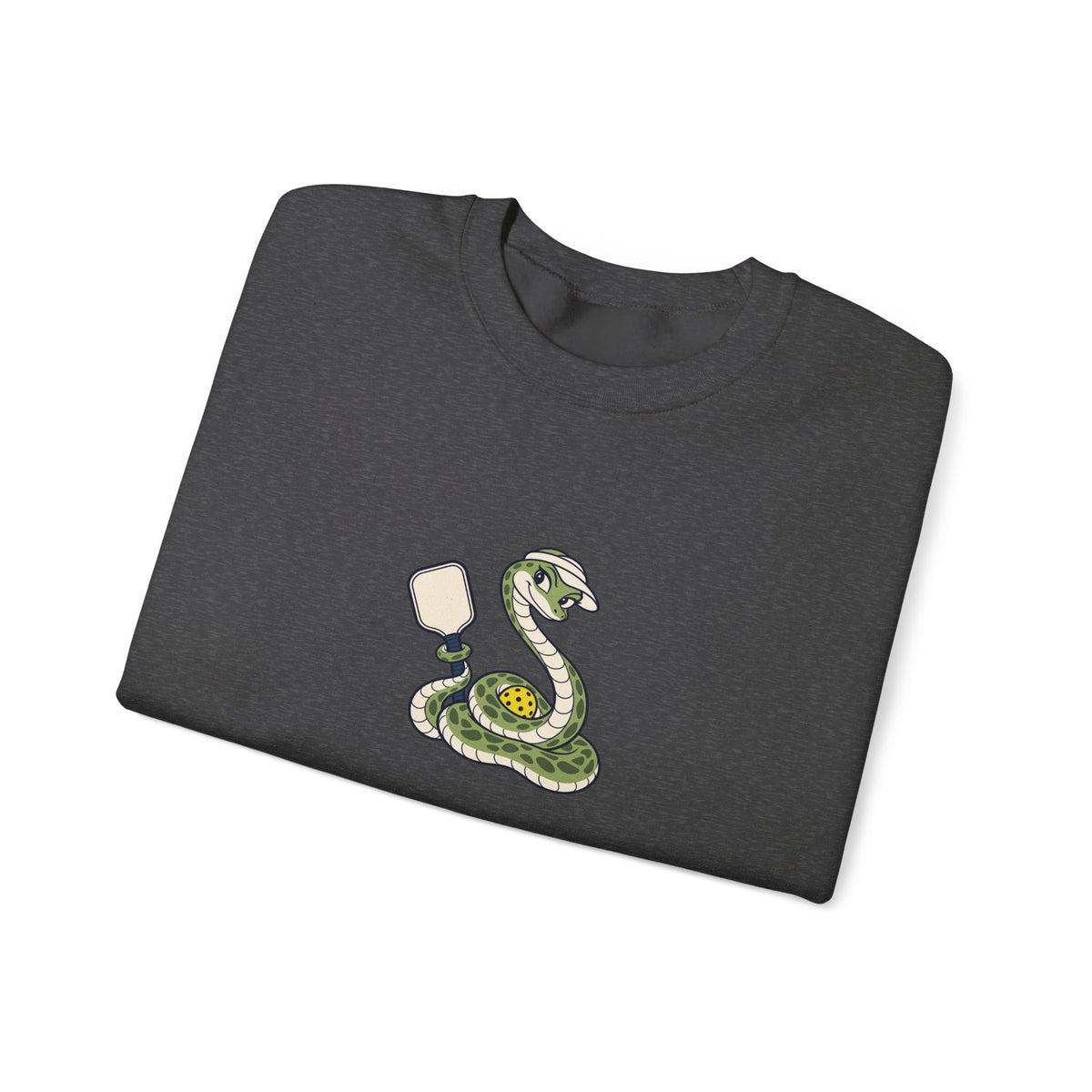 Snake pickleball crewneck sweatshirt, Slithering Into the Kitchen