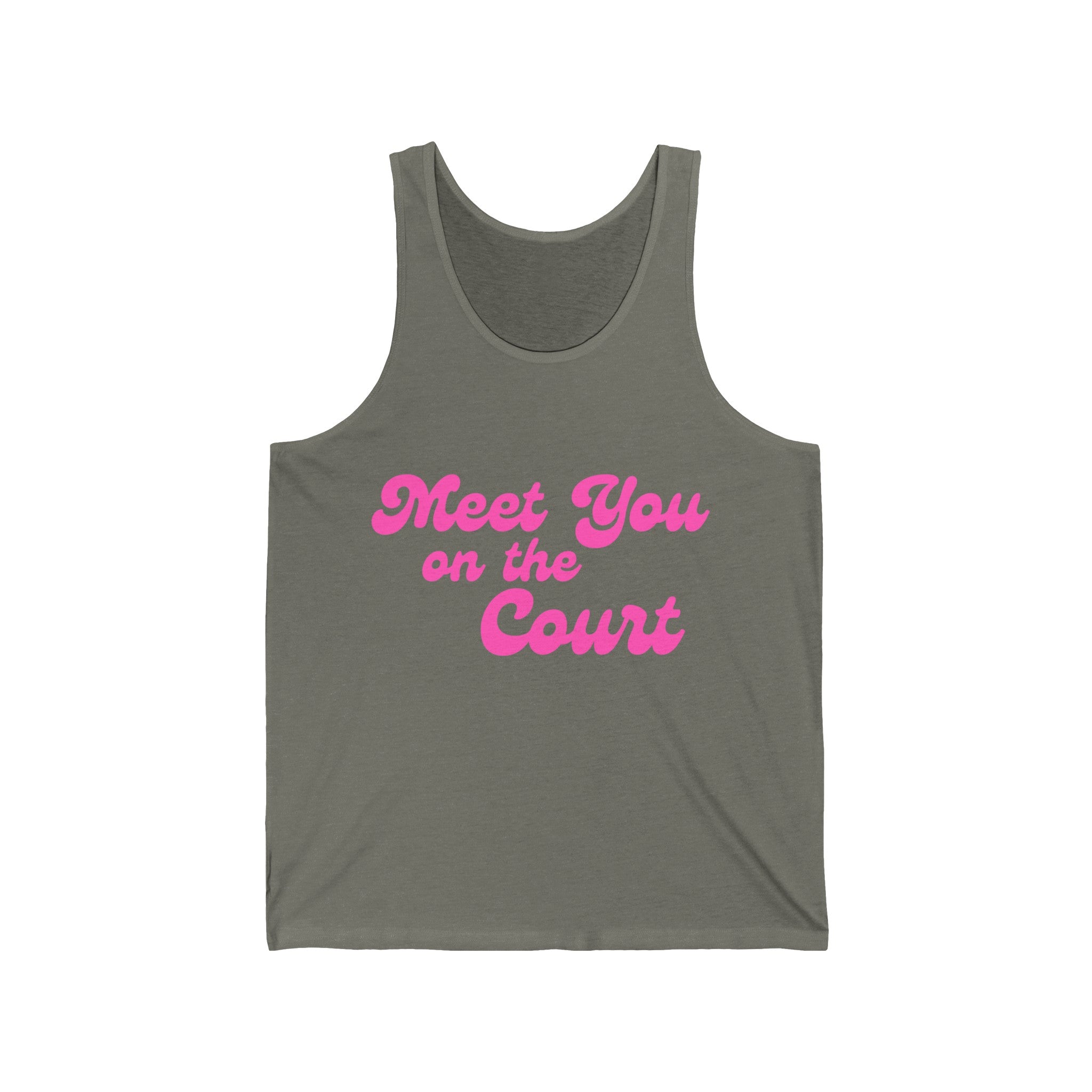 Pickleball Tank | Meet you on the Court | Pink Wednesdays Collection