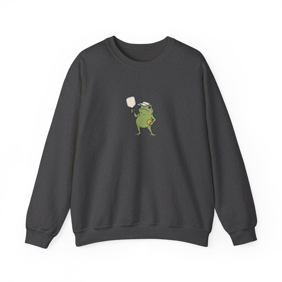 Frog Pickleball Crewneck Sweatshirt - Fine, One More Game
