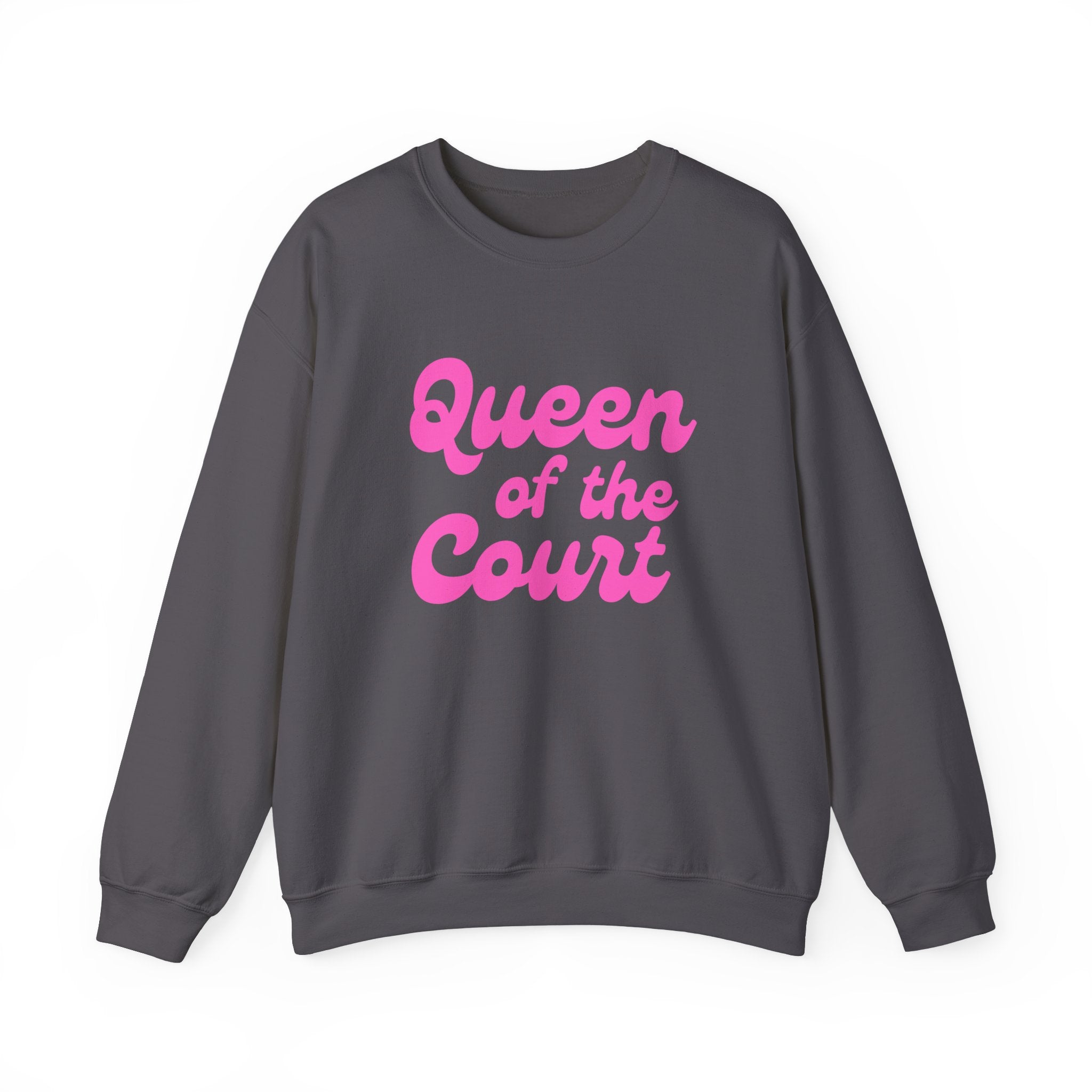 Heavy Blend Crewneck Sweatshirt | Queen of the Court | Pink Wednesdays Collection