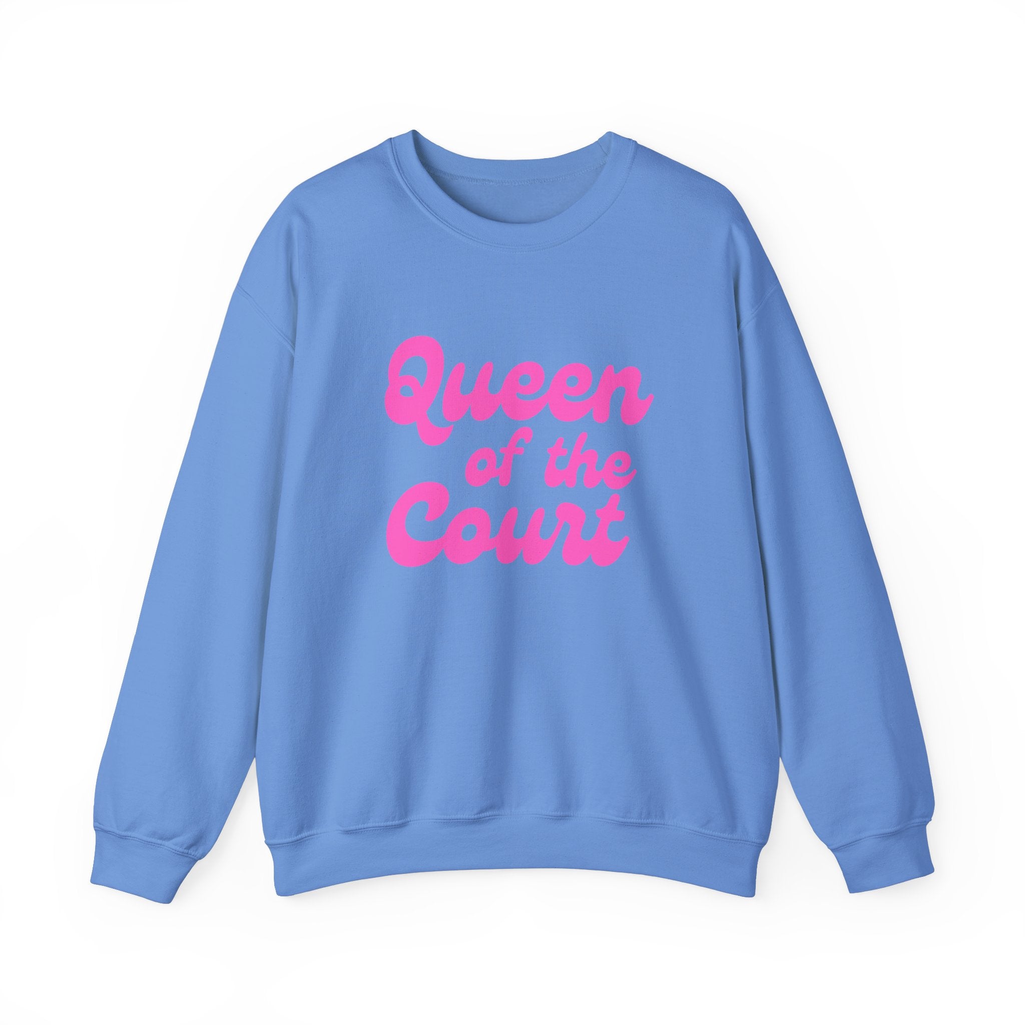 Heavy Blend Crewneck Sweatshirt | Queen of the Court | Pink Wednesdays Collection