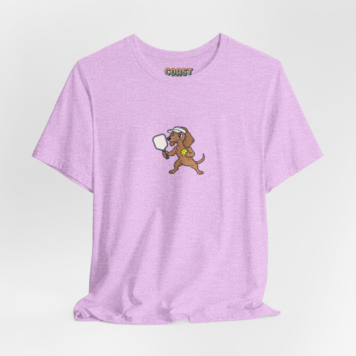 Dachshund pickleball t-shirt, Short Legs, Long Rallies