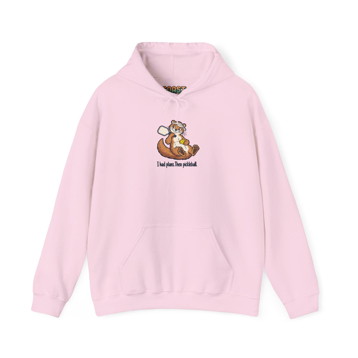 Otter pickleball hoodie in Light Pink
