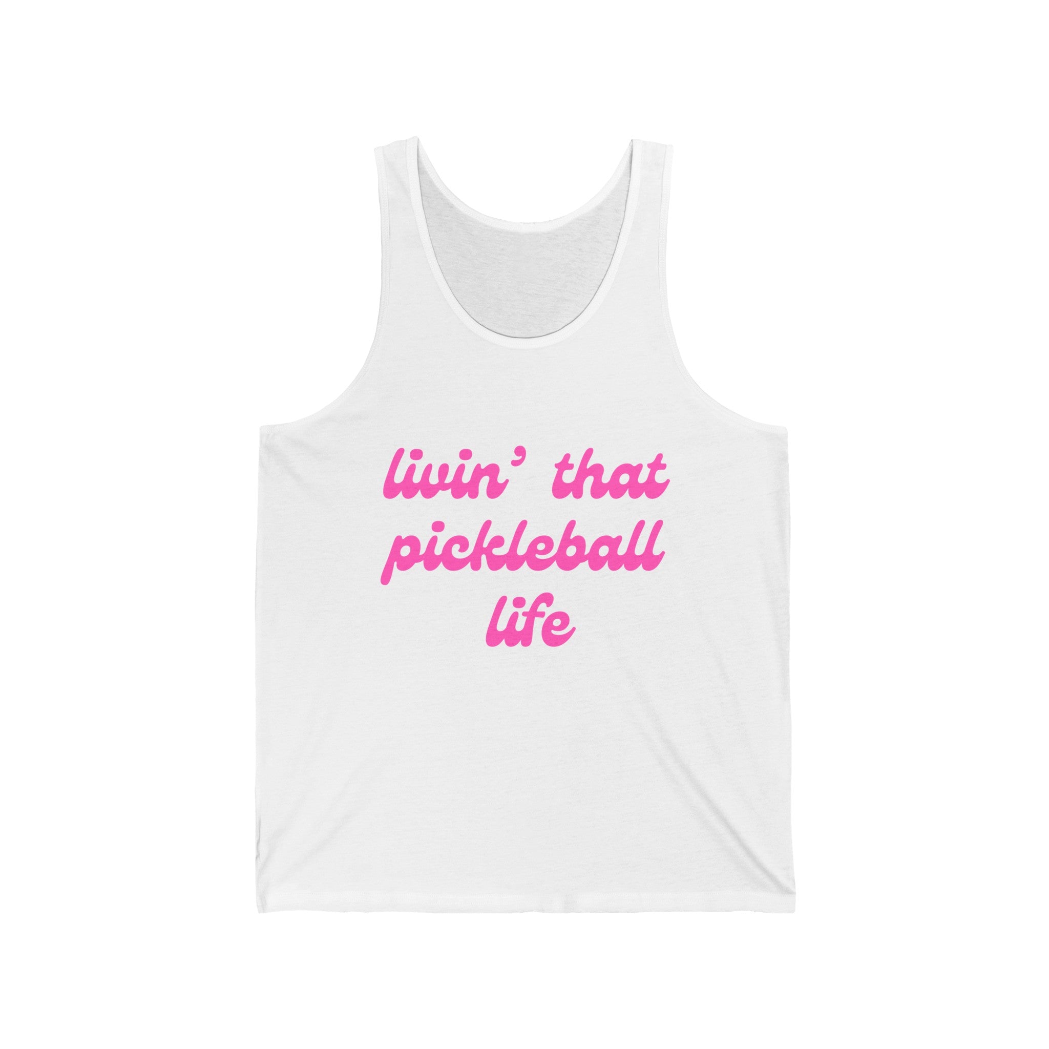 Pickleball Tank | Livin' that Pickleball Life | Pink Wednesdays Collection