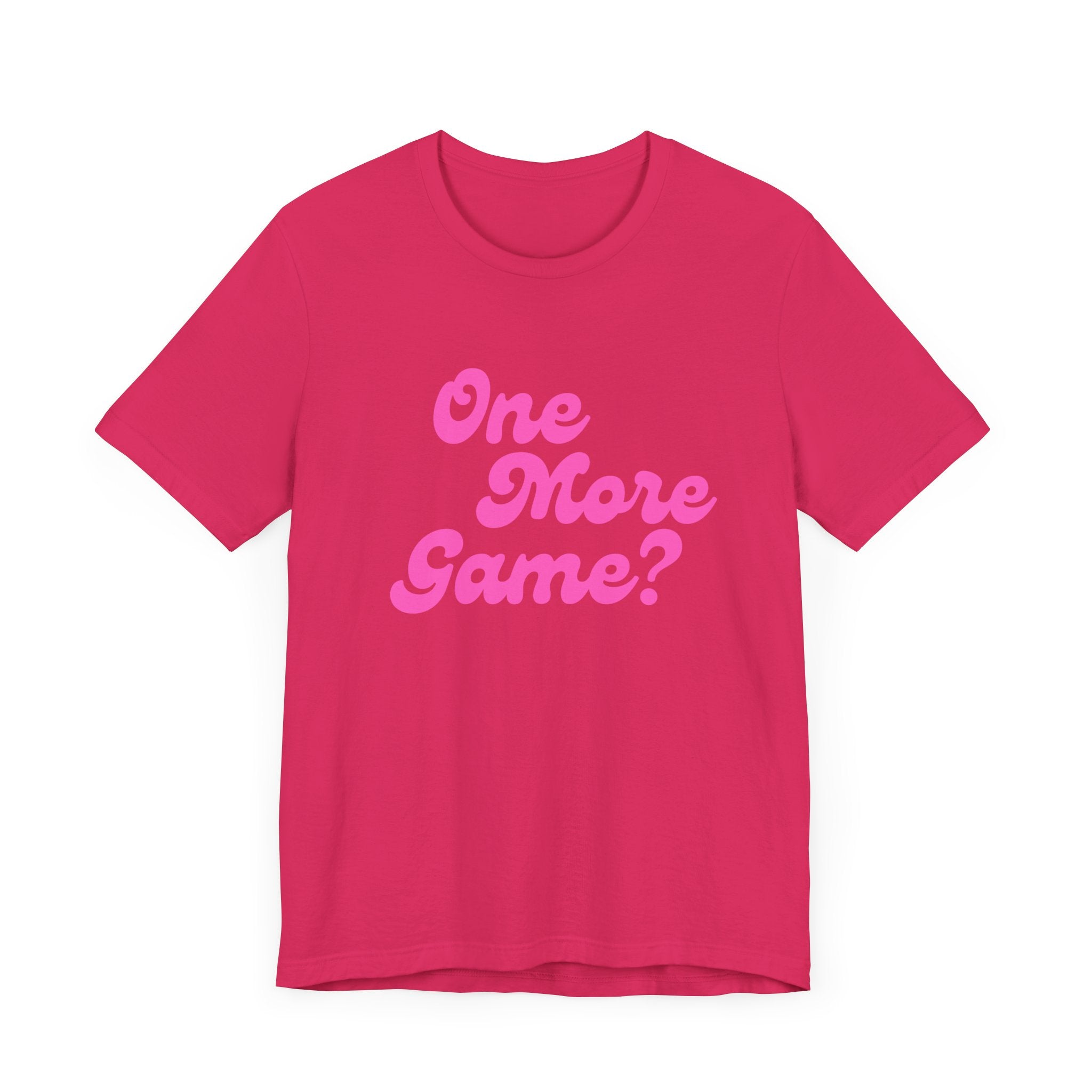 Pickleball T-Shirt | One More Game? | Pink Wednesdays Collection