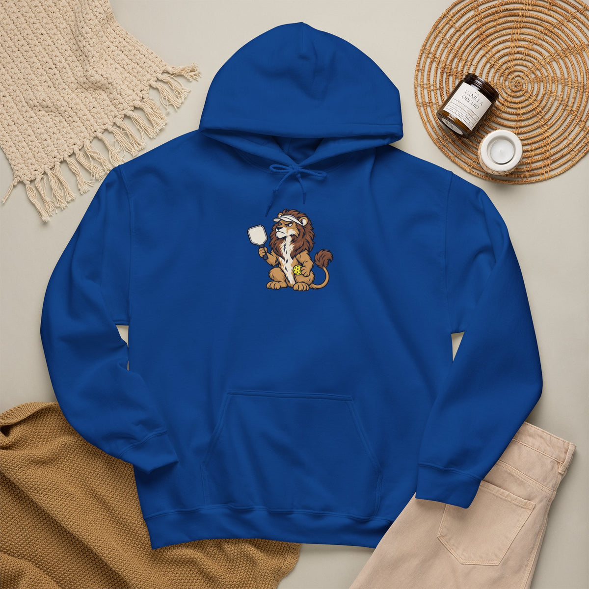Lion pickleball hoodie, Rally Roar