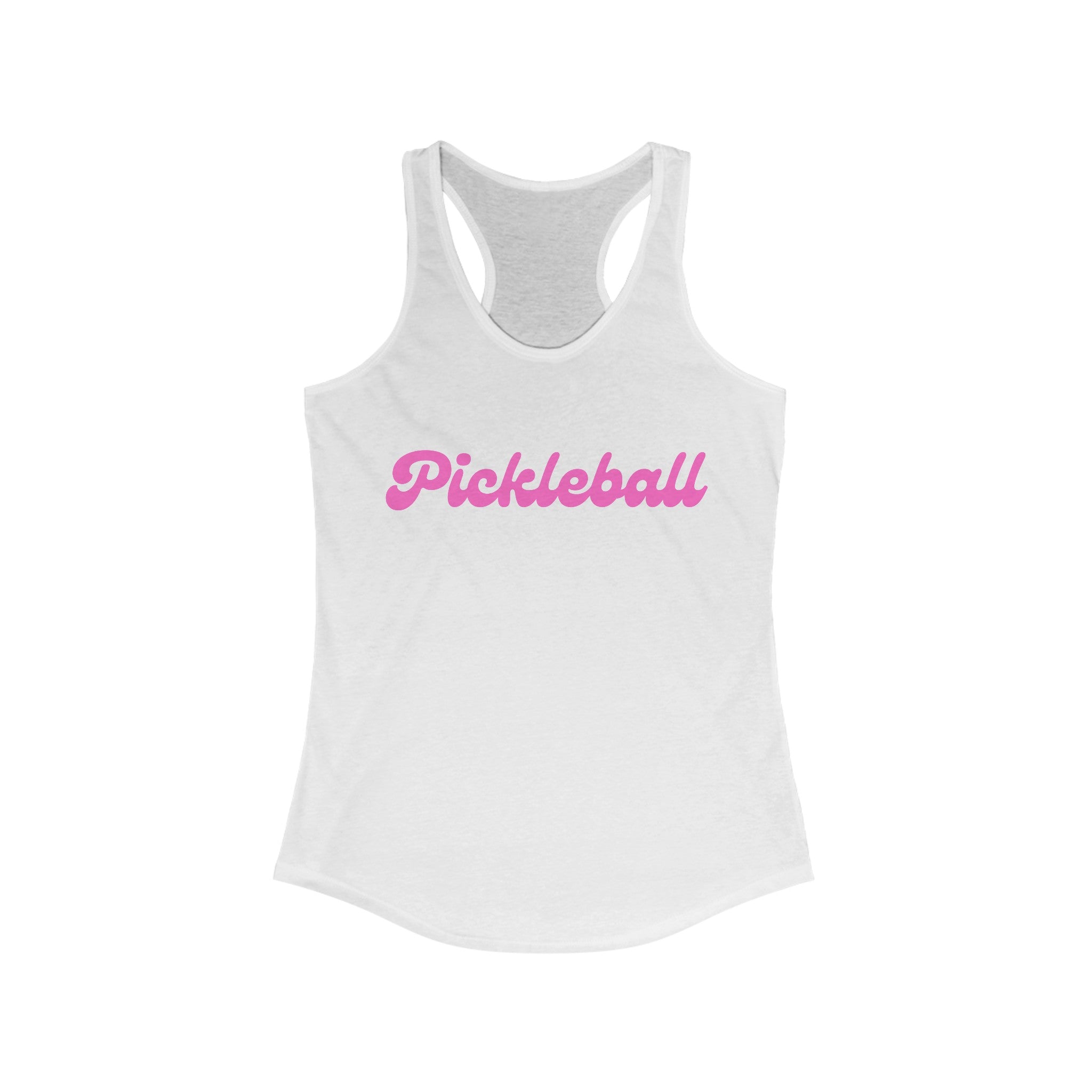 Women's Racerback Slim Fit Pickleball Tank | Pickleball | Pink Wednesdays Collection