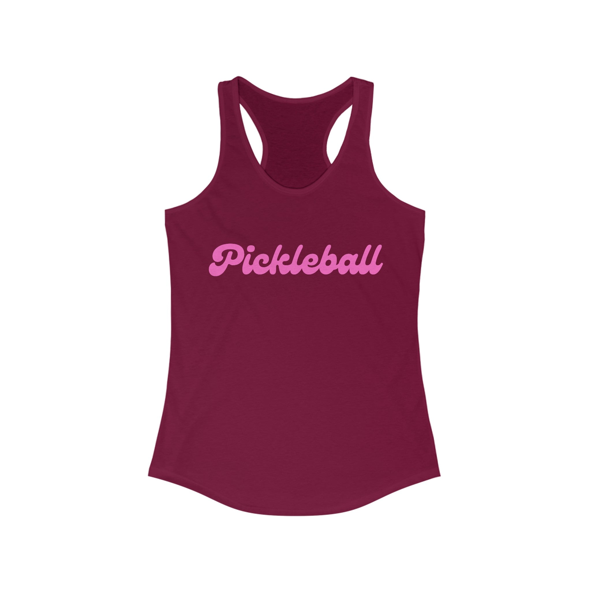 Women's Racerback Slim Fit Pickleball Tank | Pickleball | Pink Wednesdays Collection