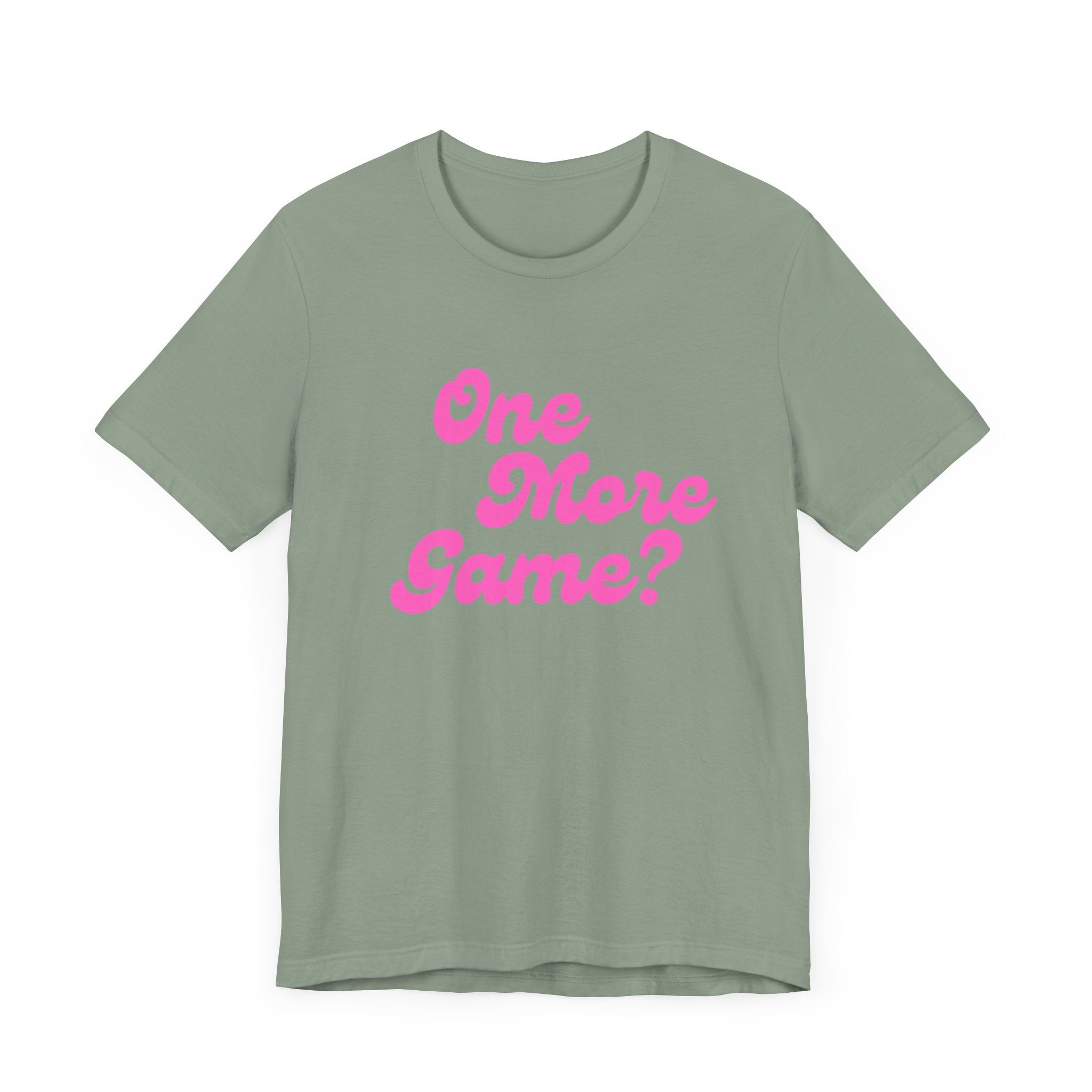 Pickleball T-Shirt | One More Game? | Pink Wednesdays Collection