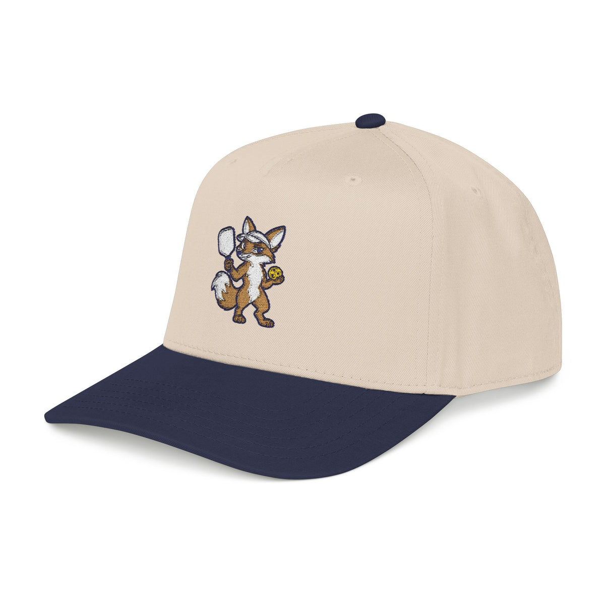 Embroidered pickleball fox baseball cap, Sly Little Dinks