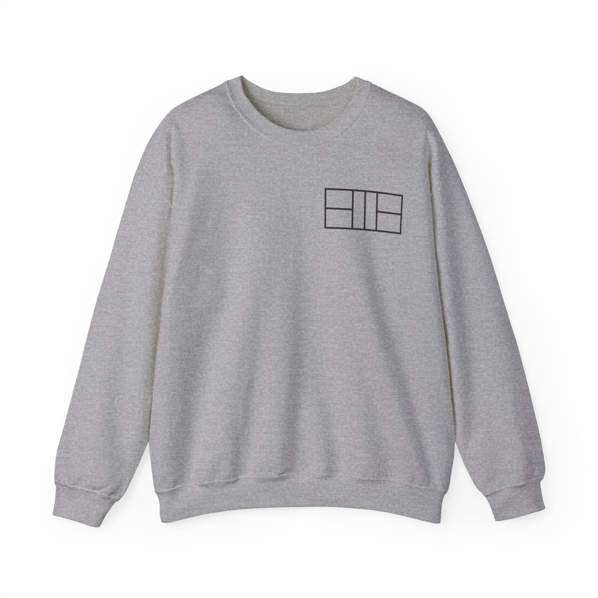 Unisex Heavy Blend Crewneck Sweatshirt - Pickleball Court