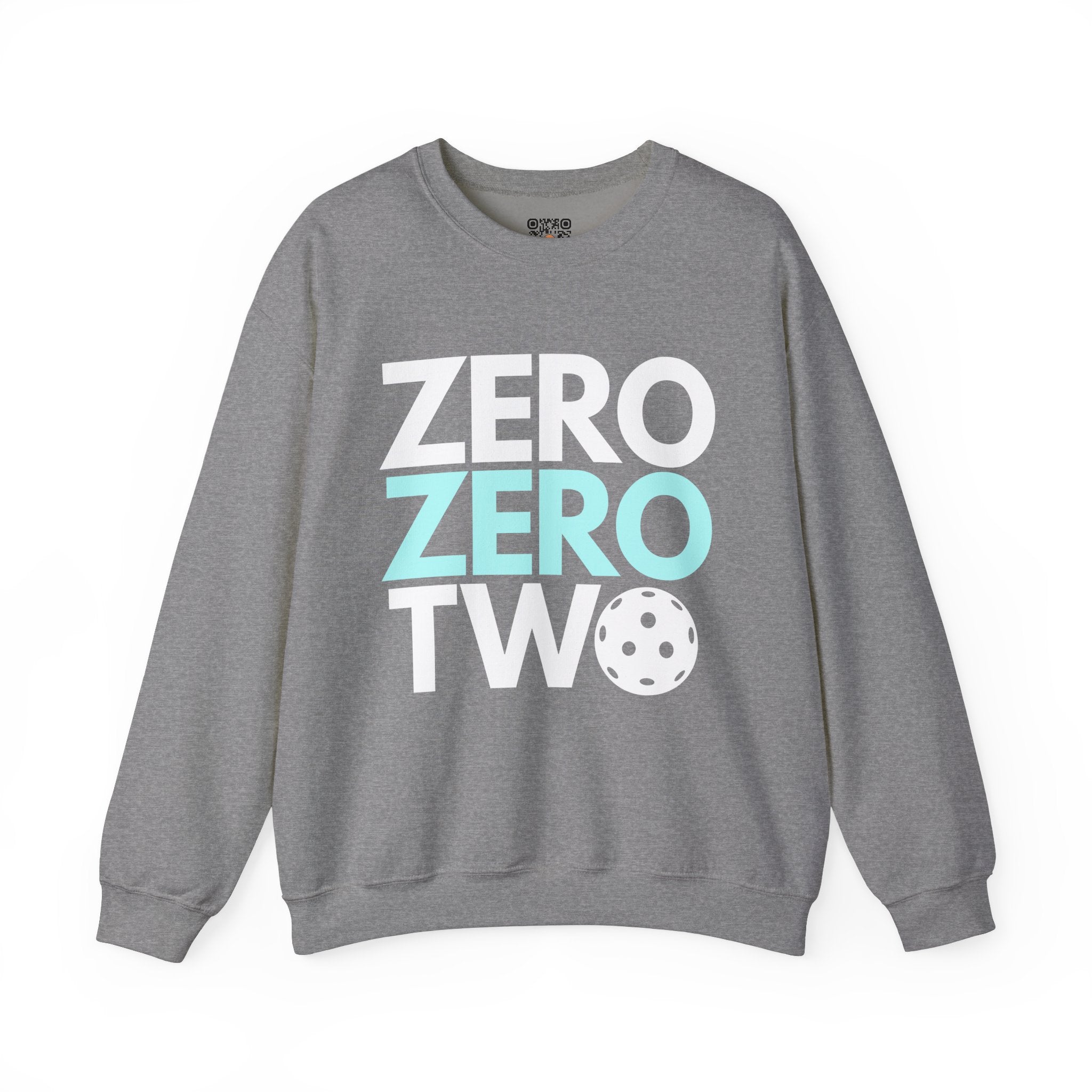 Pickleball Crewneck Sweatshirt - Zero, Zero, Two. - Pickleball Sweatshirt for Women & Men