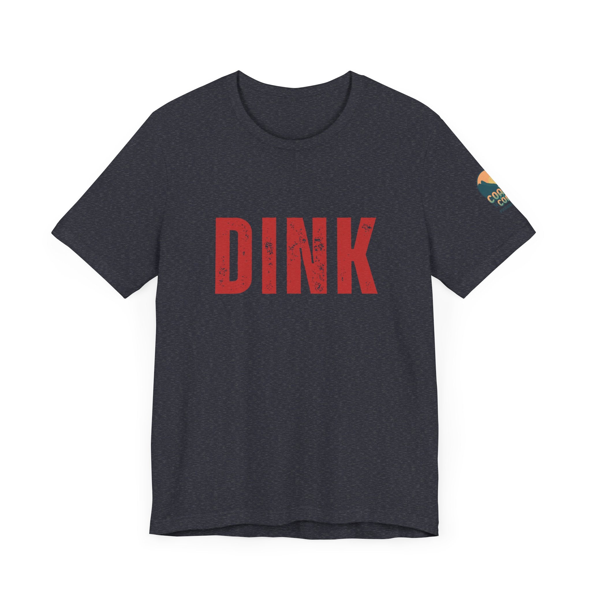 Classic Pickleball T-Shirt - DINK w/ C2C Logo on Sleeve
