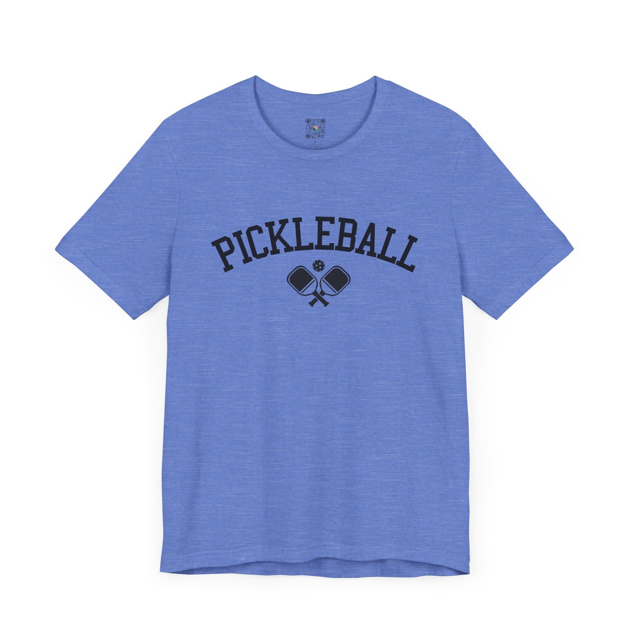 Pickleball T-Shirt - Arched Pickleball with Paddles Design