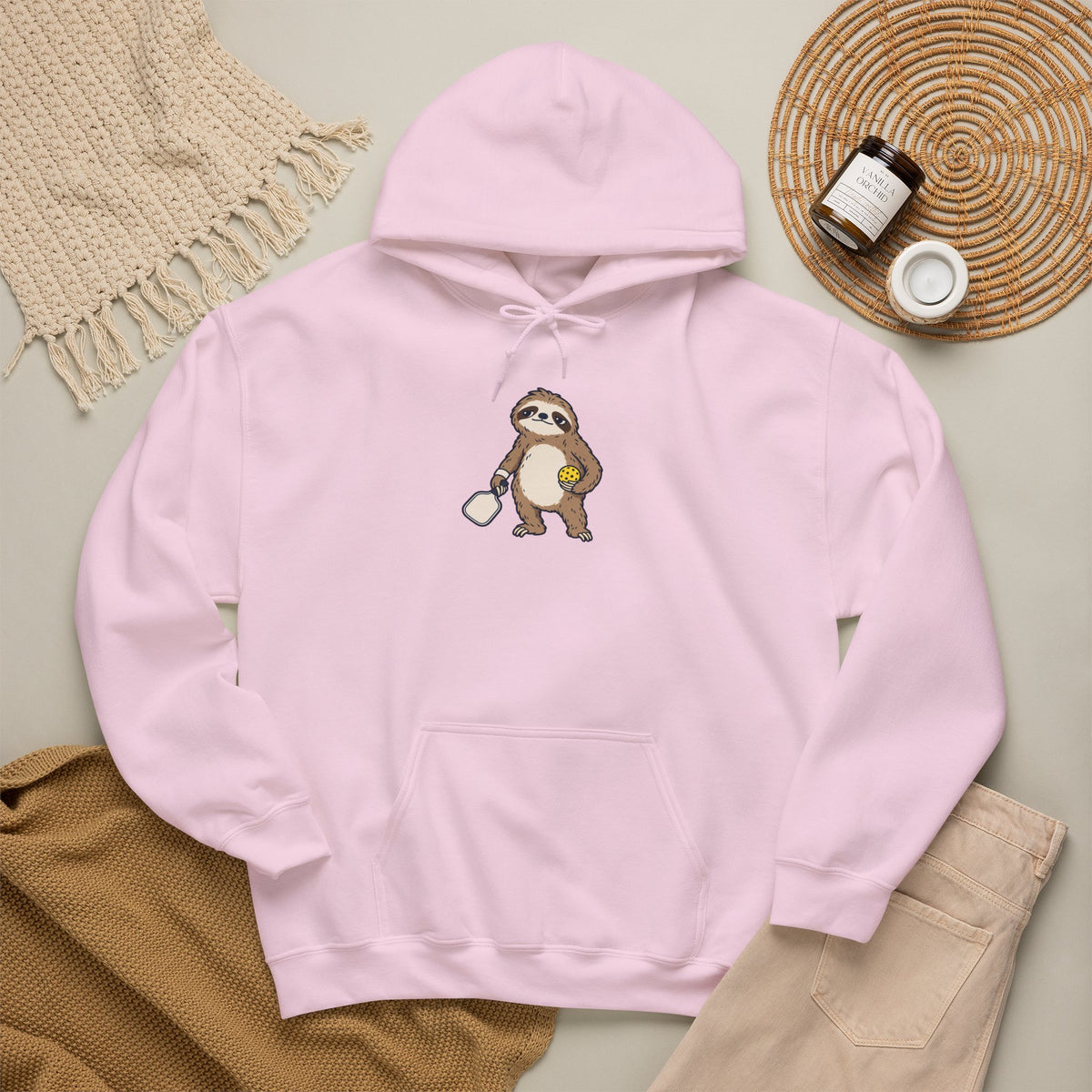 Sloth pickleball hoodie, Saving Energy for Game Point