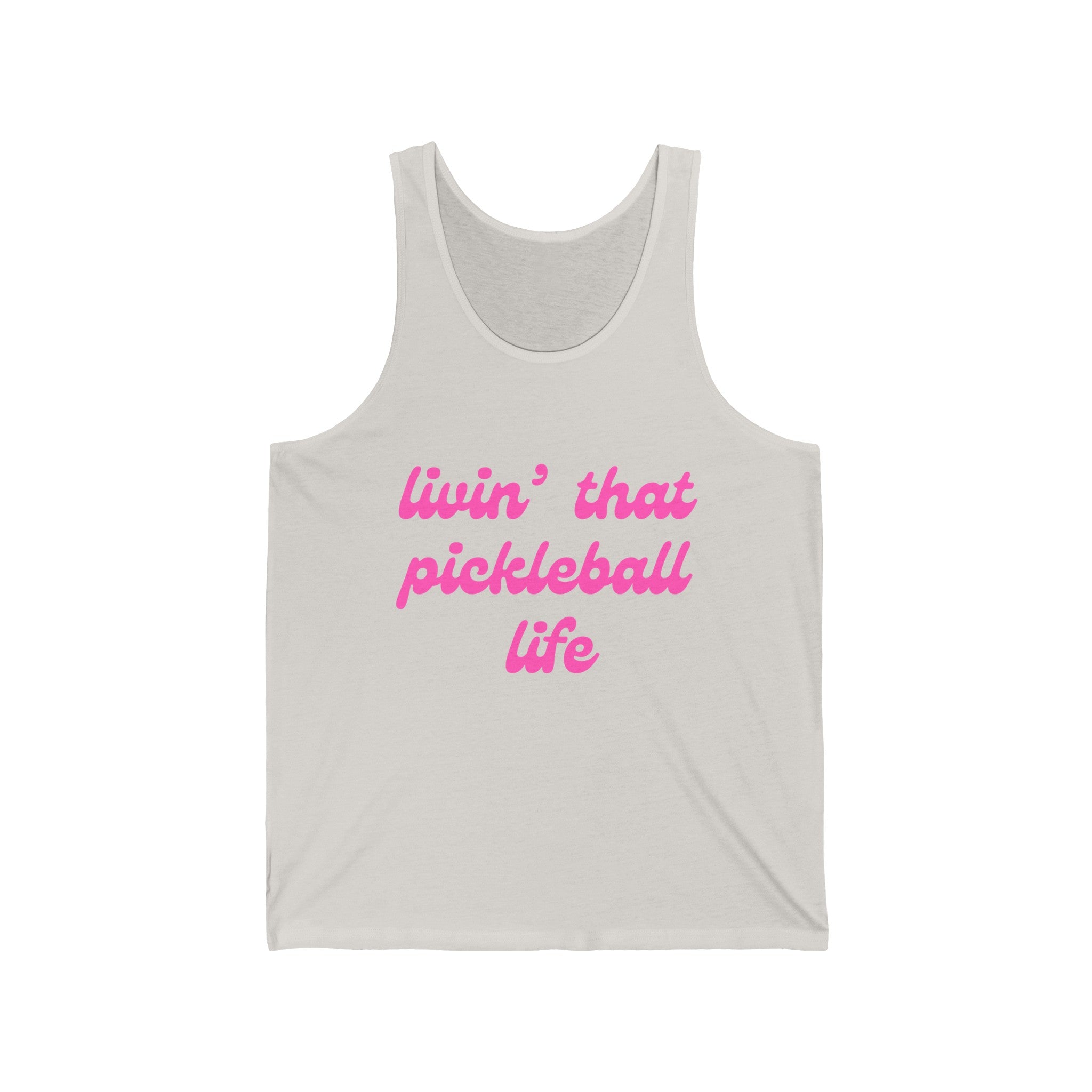 Pickleball Tank | Livin' that Pickleball Life | Pink Wednesdays Collection
