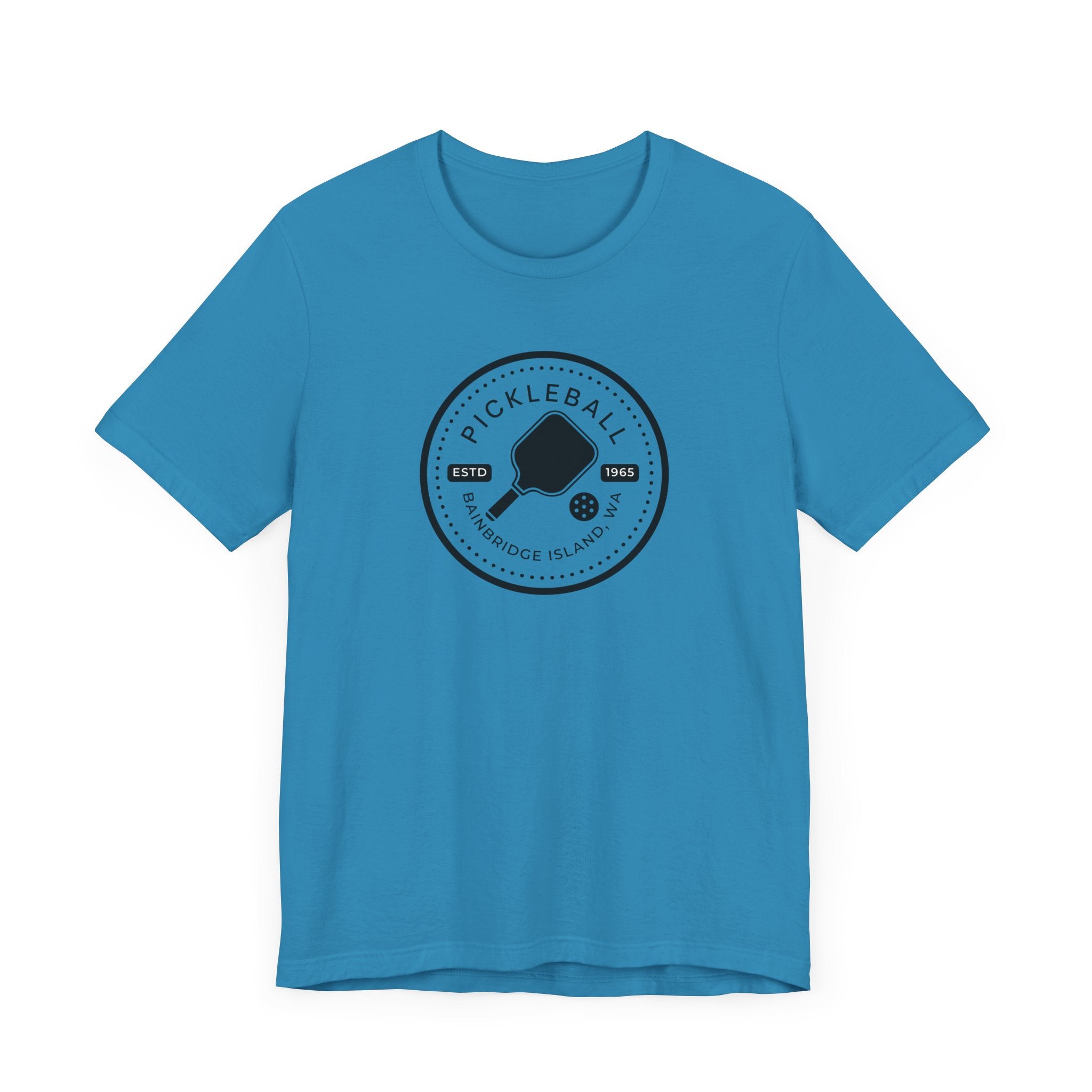 Pickleball T-Shirt - Pickleball Logo Bainbridge Island