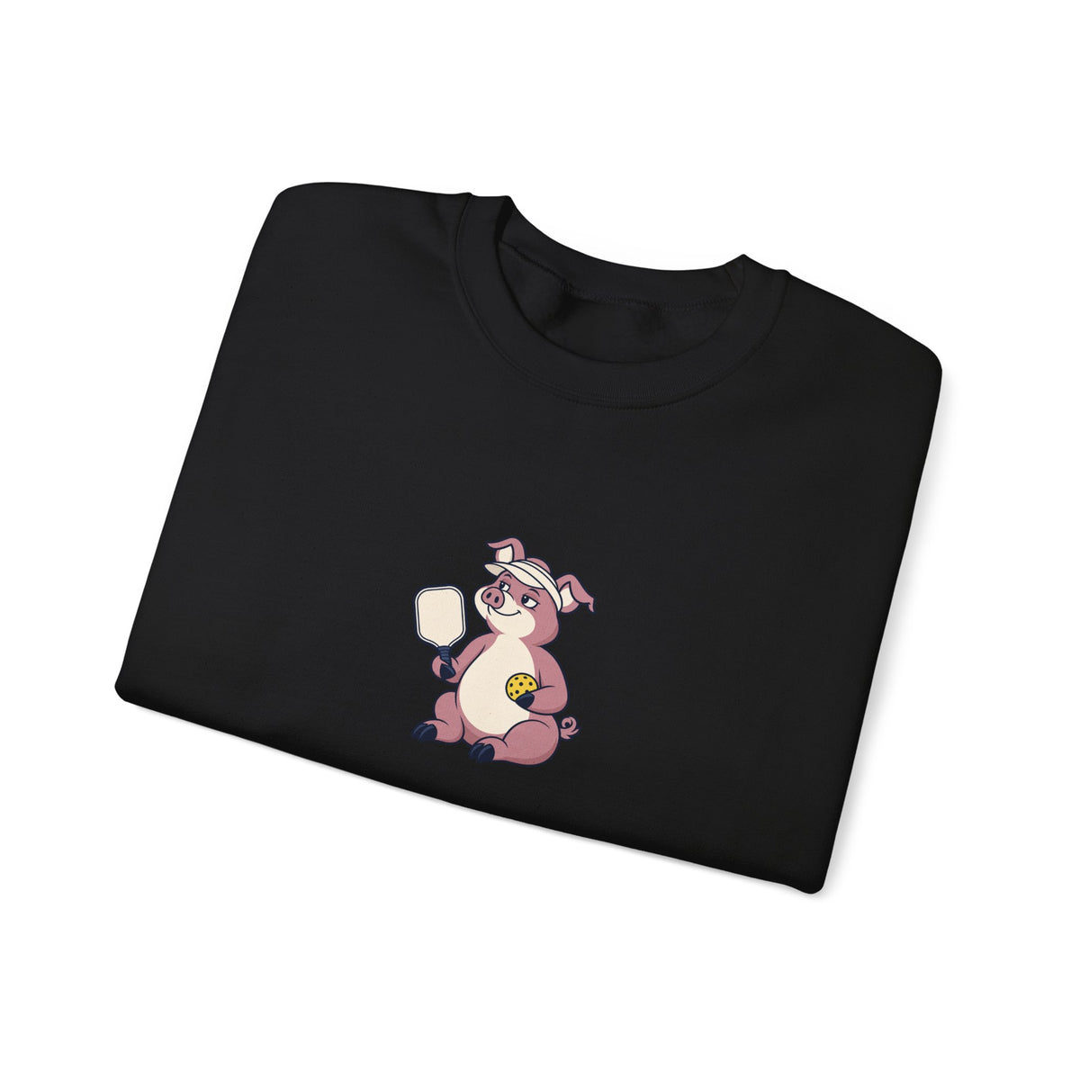 Pig pickleball crewneck sweatshirt, Hogging the Kitchen Line