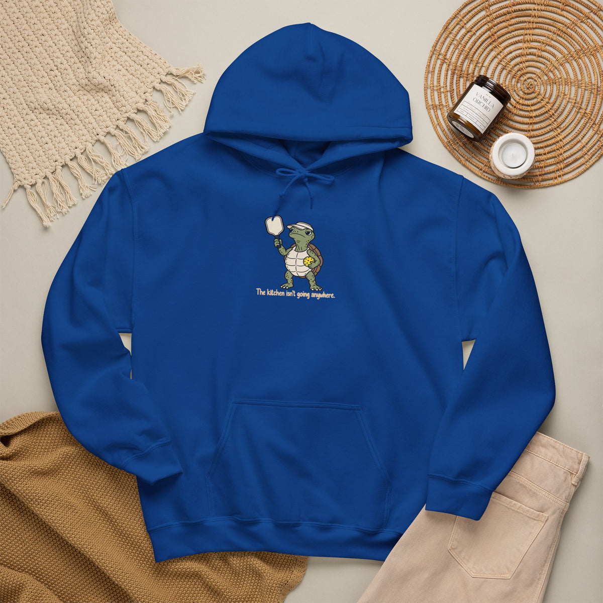 Turtle pickleball hoodie, The Kitchen Isn't Going Anywhere