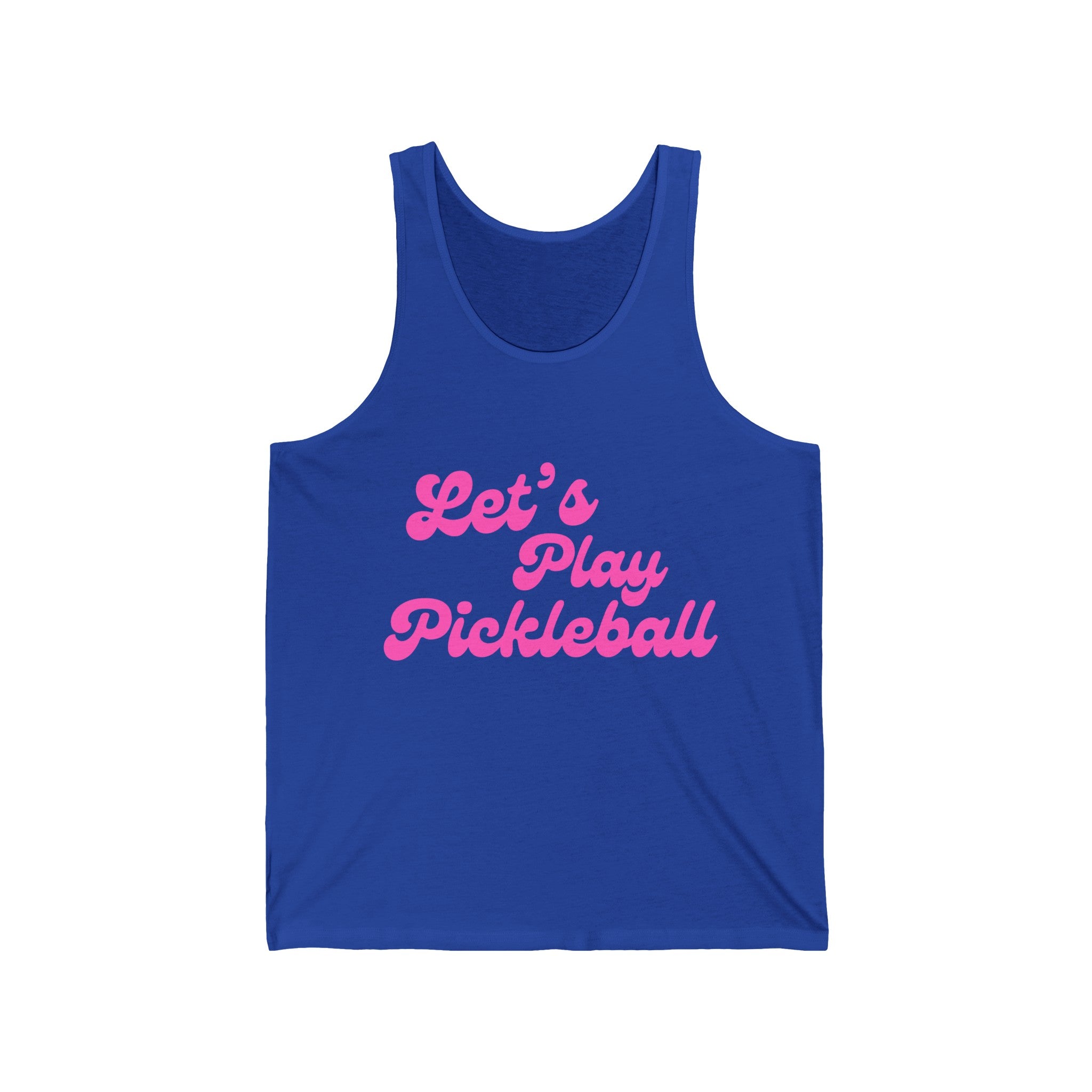 Pickleball Tank | Let's Play Pickleball | Pink Wednesdays Collection