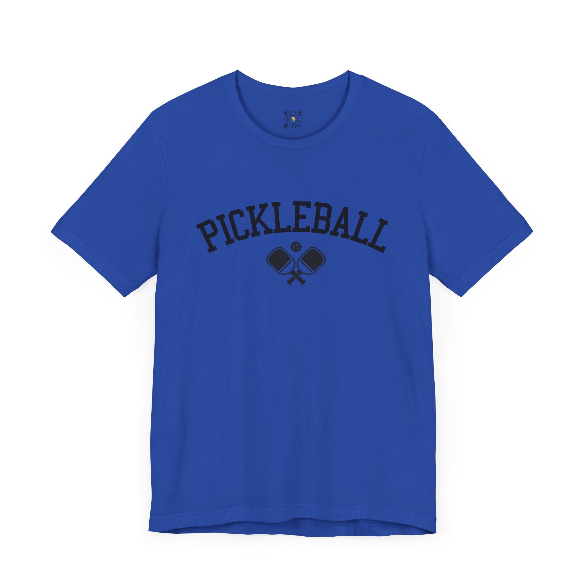 Pickleball T-Shirt - Arched Pickleball with Paddles Design