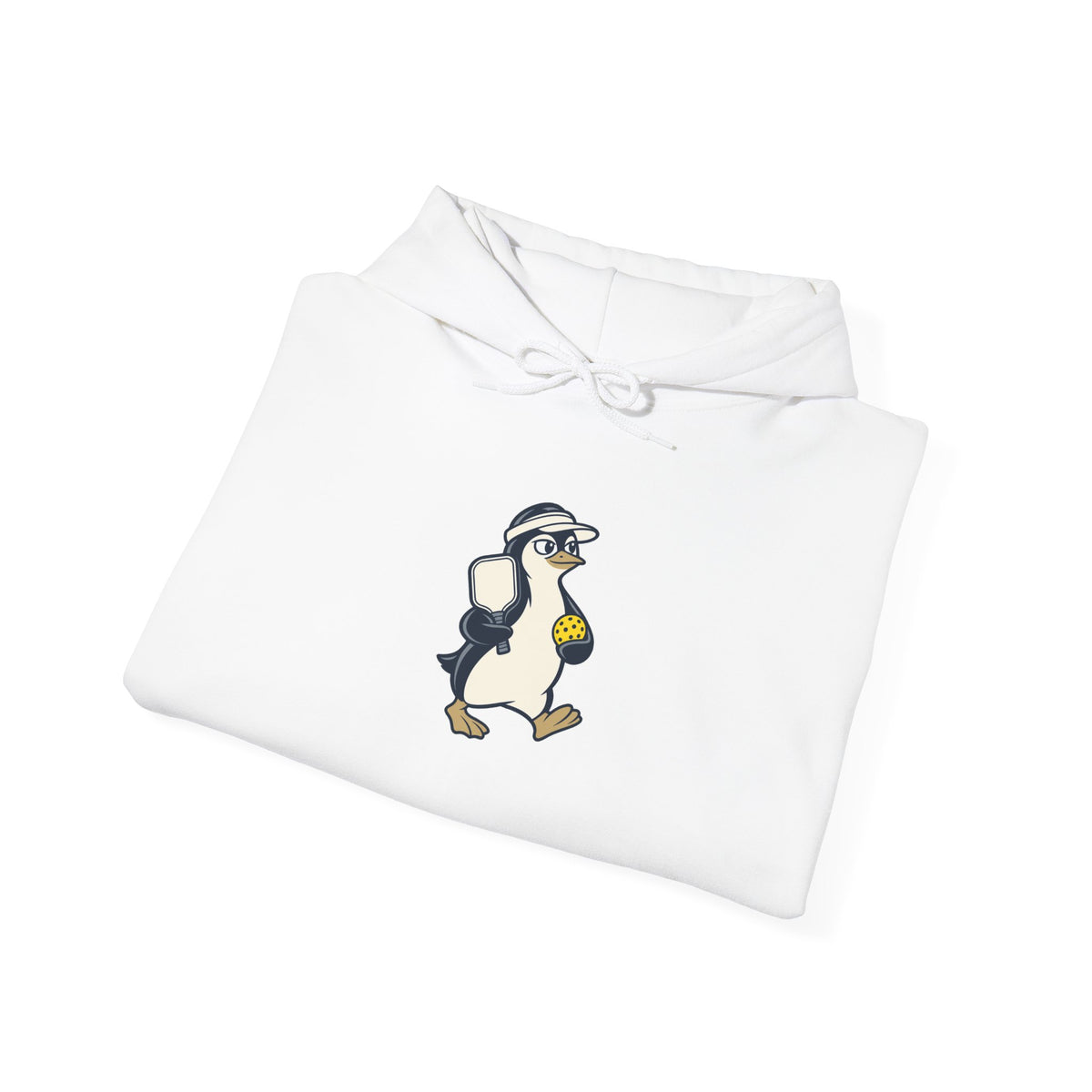 Penguin pickleball hoodie, Cool Under Pressure